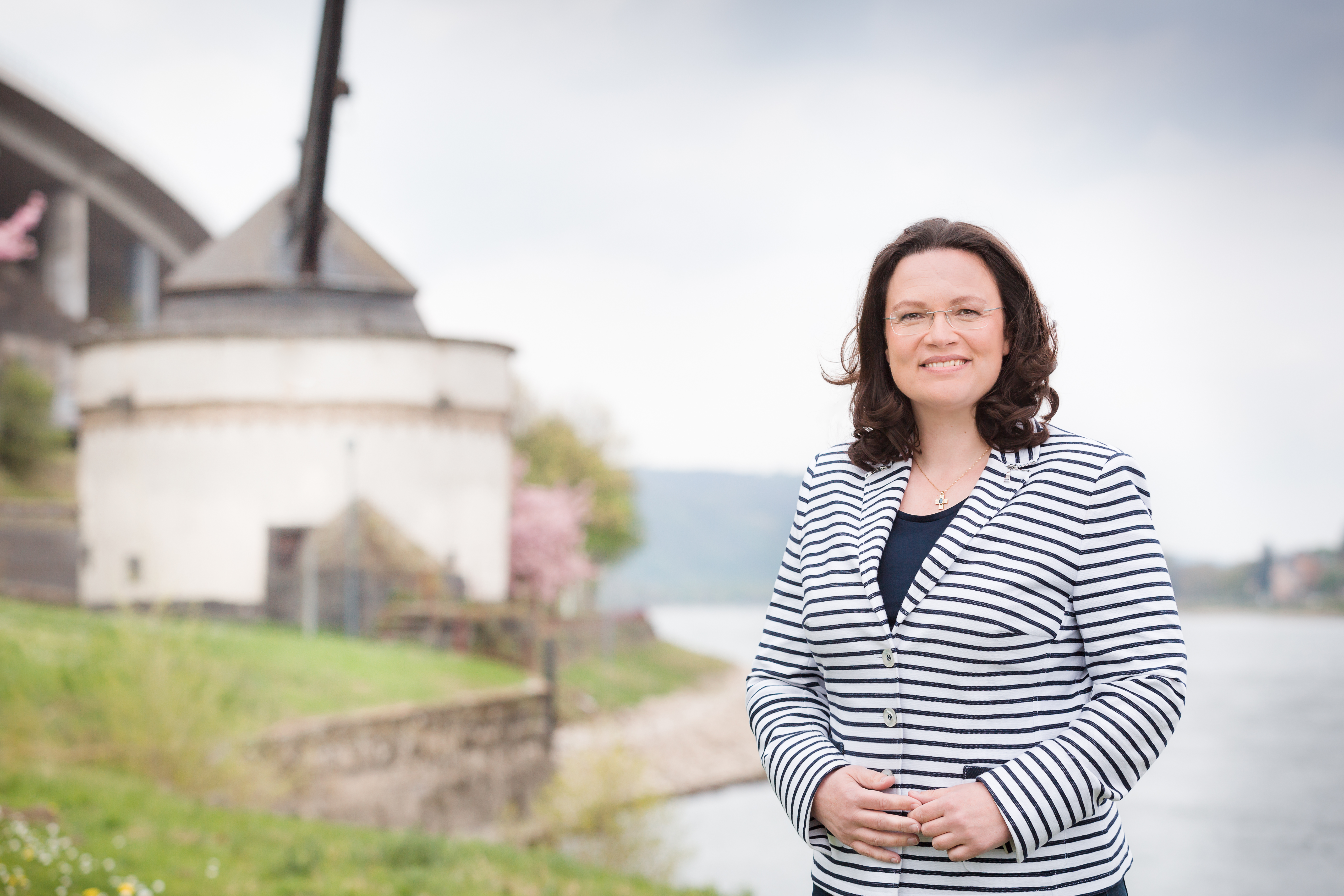 Andrea Nahles in Andernach