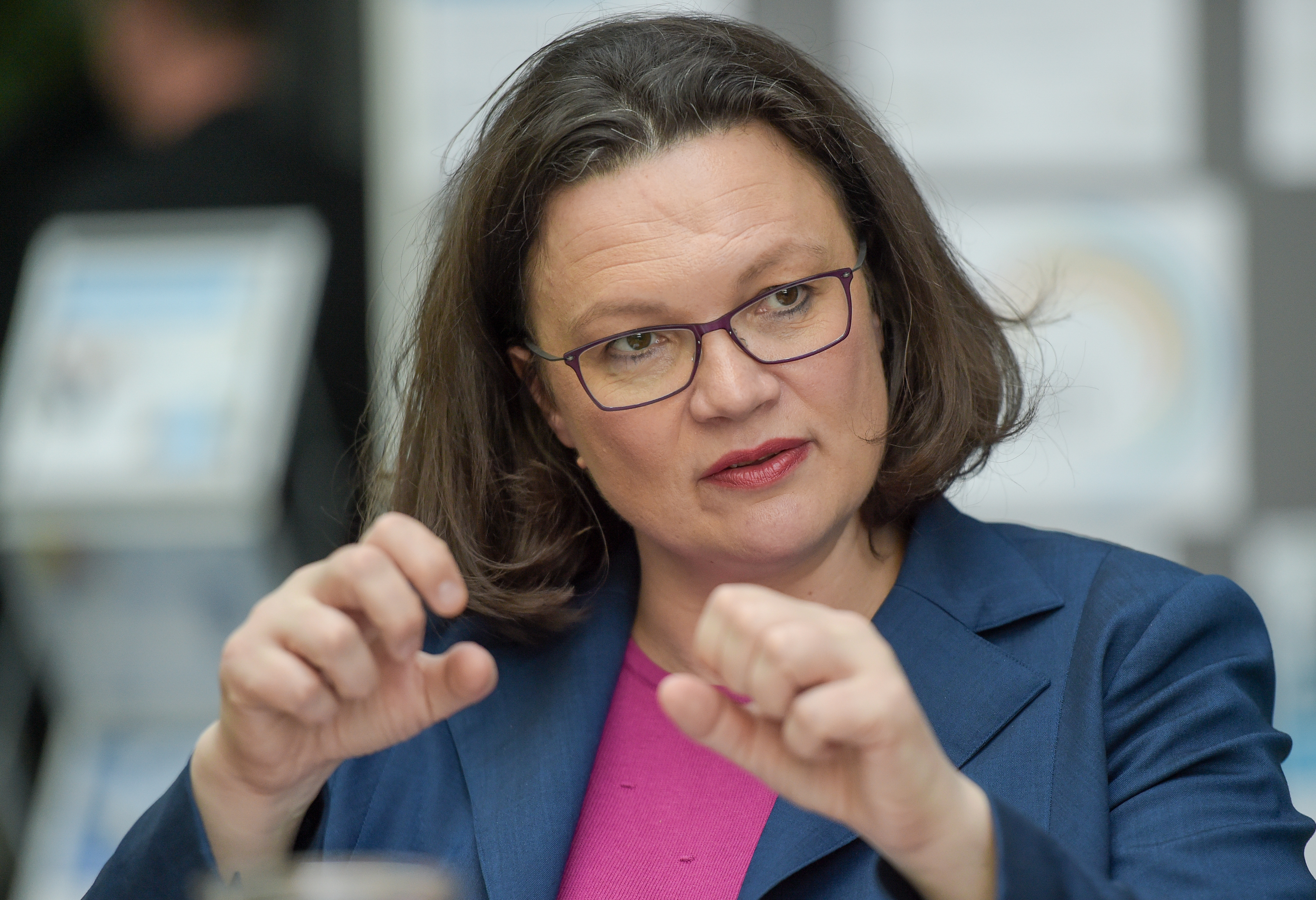 Andrea Nahles spricht sich für eine europäische Lösung der Unternehmensbesteuerung aus