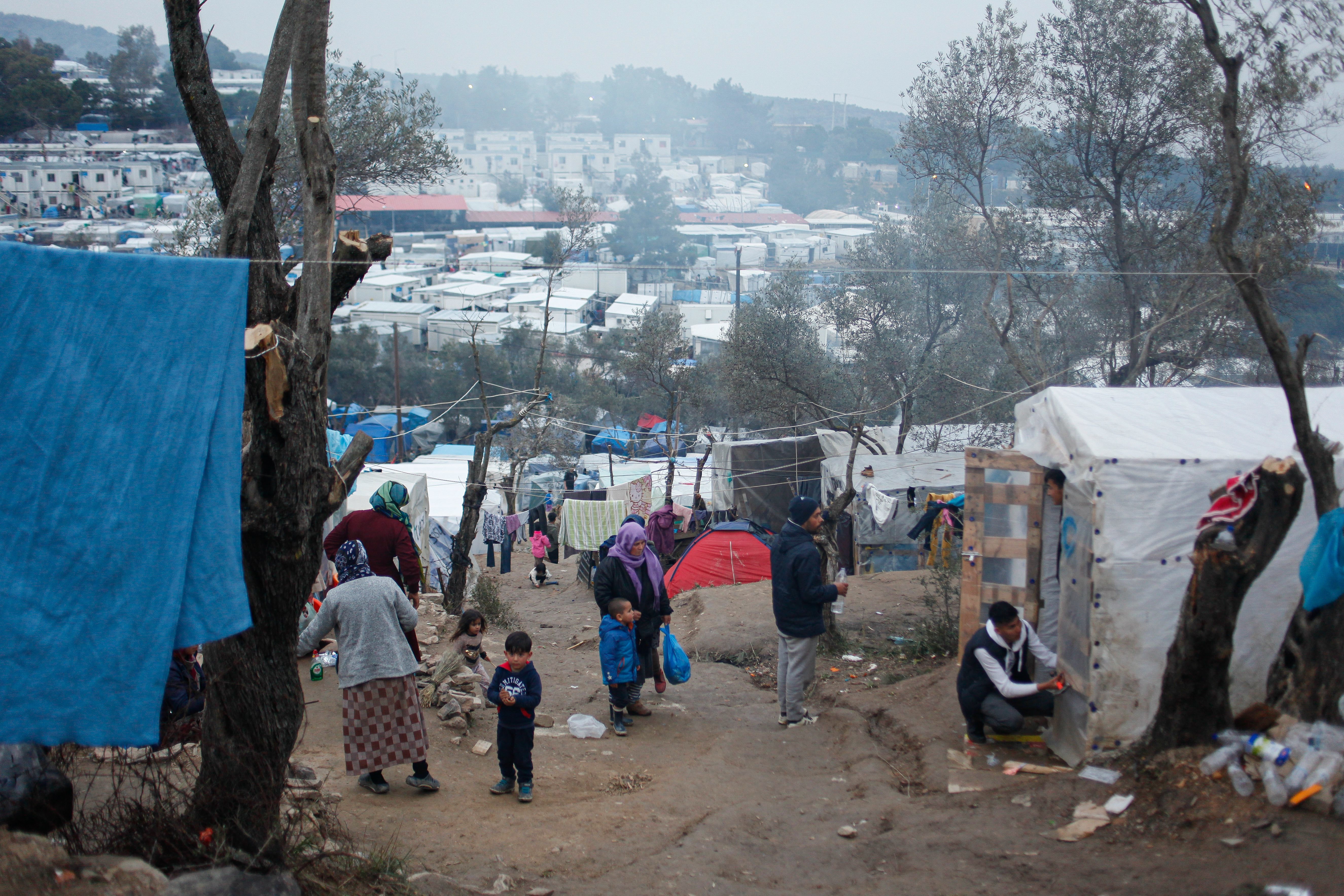 Das Flüchtlingscamp „Moria" auf der griechischen Insel ist das größte Lager für Geflüchtete auf europäischem Boden – mit geschätzt weit über 20.000 Bewohnern. 