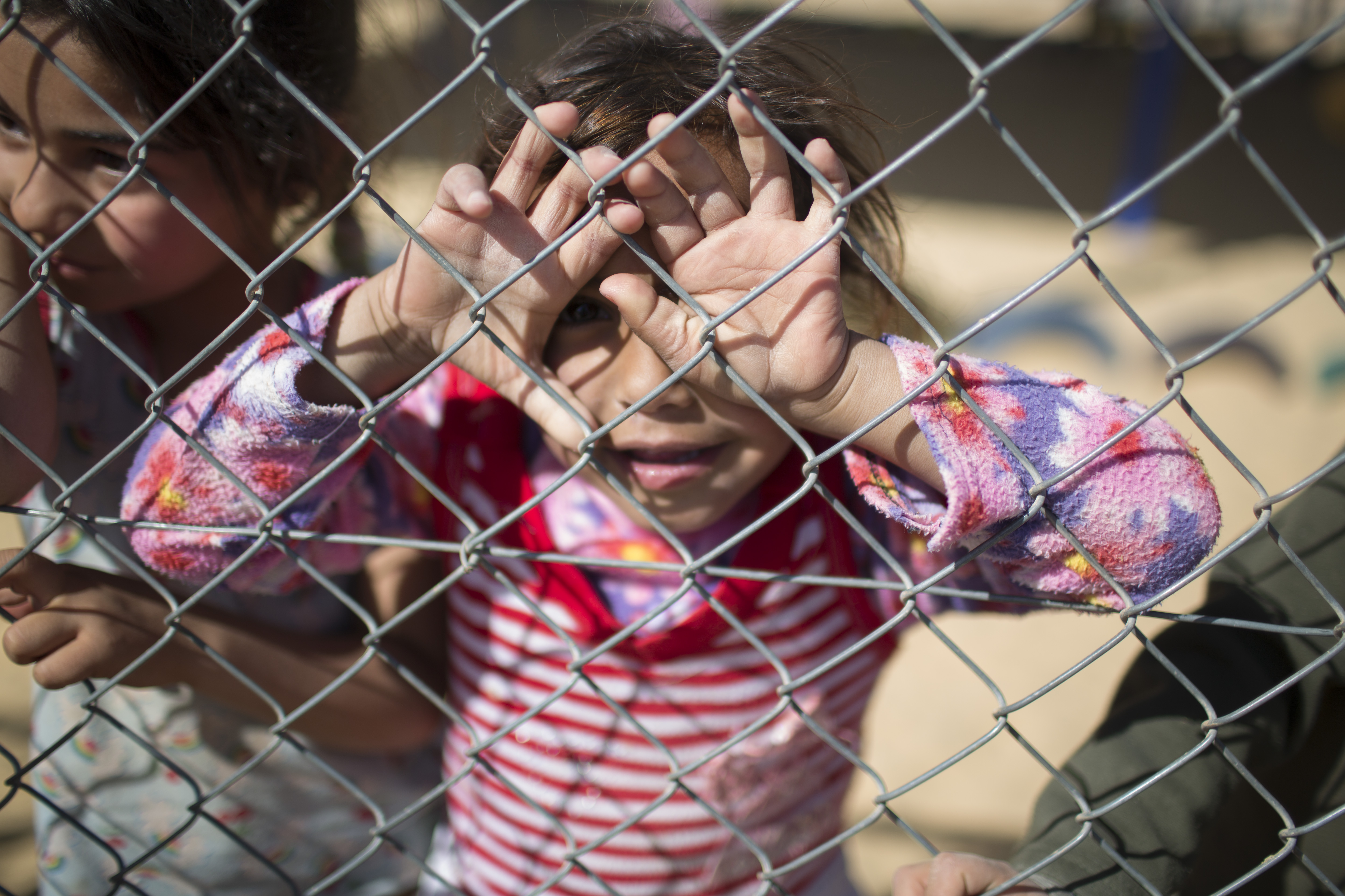 Flüchtlingskind im Camp Zaatari in Jordanien