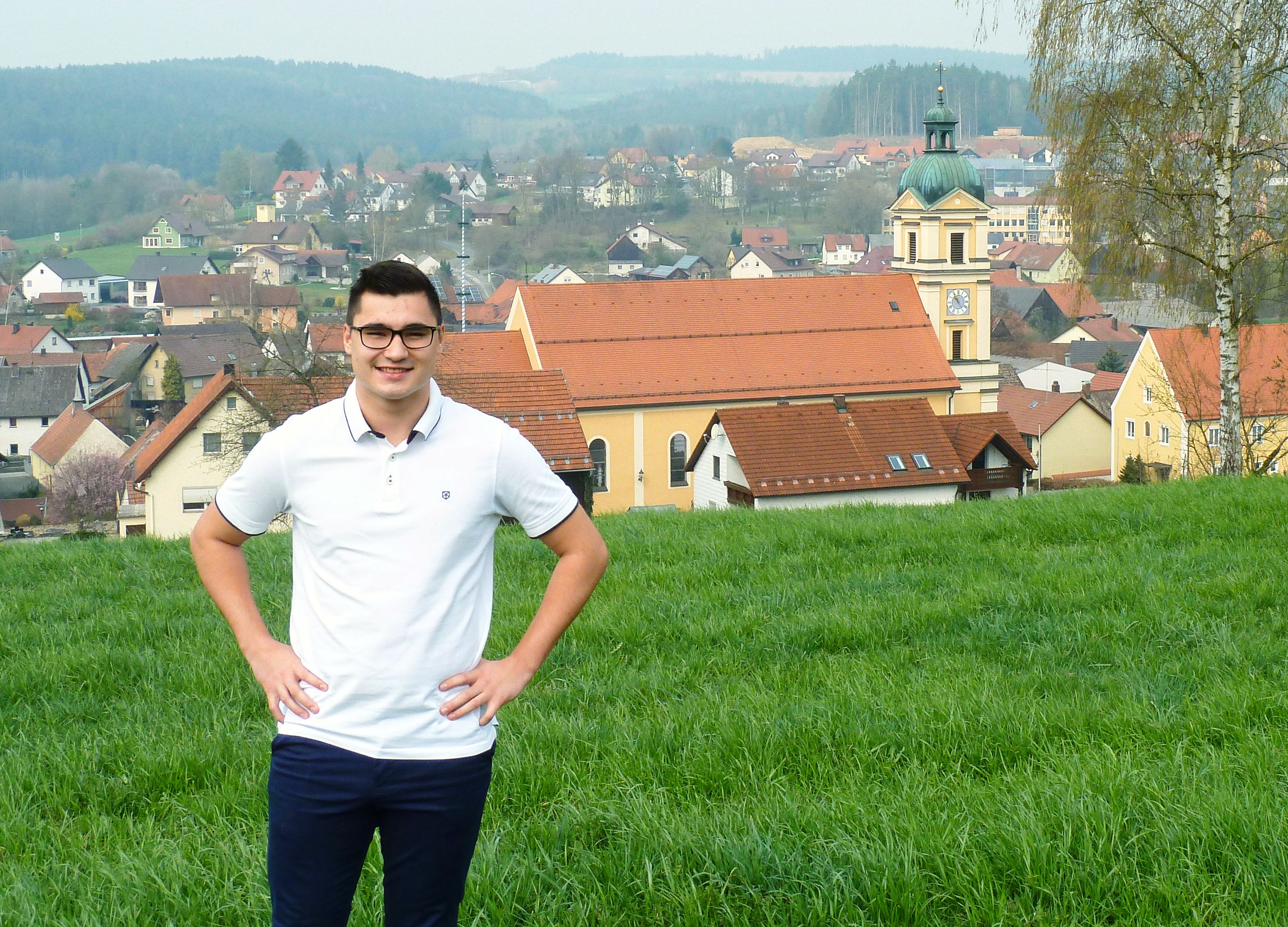 Einer, der mitgestalten will: Der 19-jährige Johannes Kretschmer hat im bayerischen Teunz einen SPD-Ortsverein gegründet.