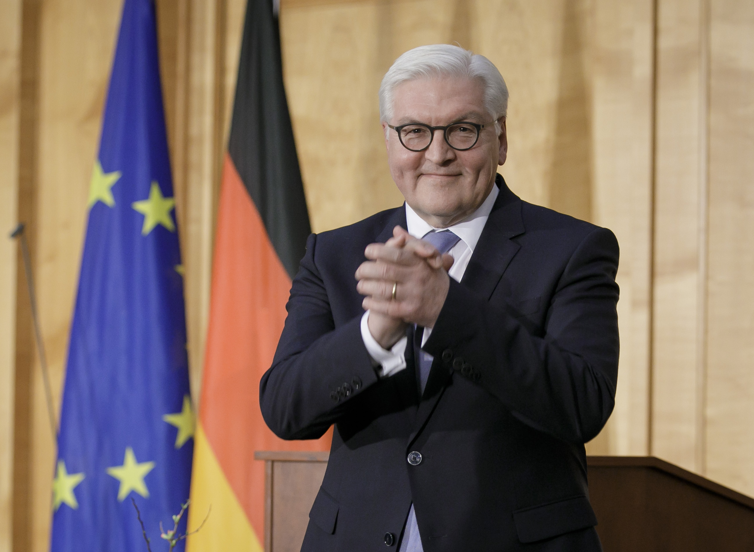 Bald-Bundespräsident Frank-Walter Steinmeier: „Die Rede wird künftig sein schärfstes Schwert sein.“