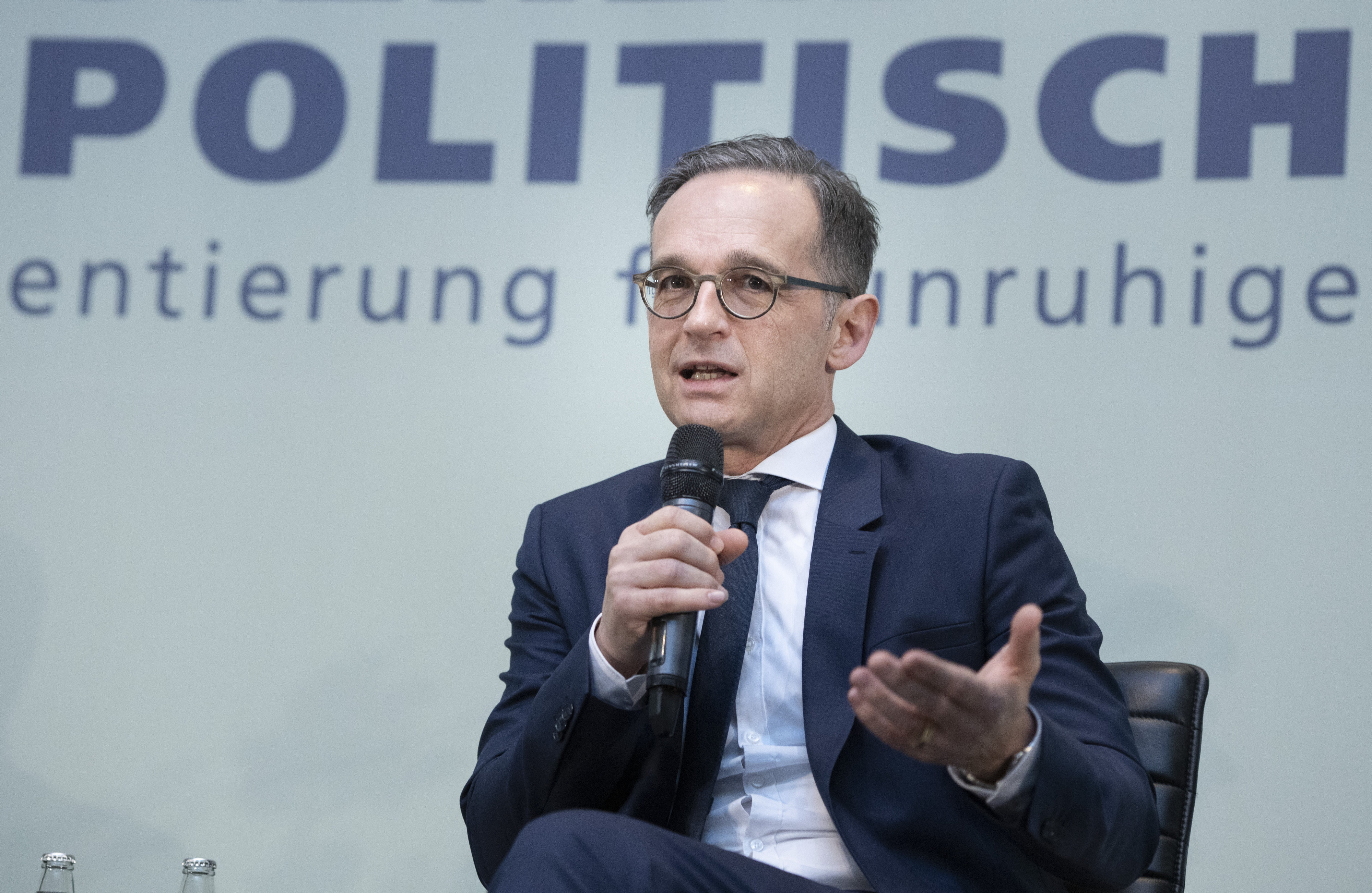 Heiko Maas spricht auf der Tiergartenkonferenz der Friedrich-Ebert-Stiftung über Europas Rolle in der Welt.