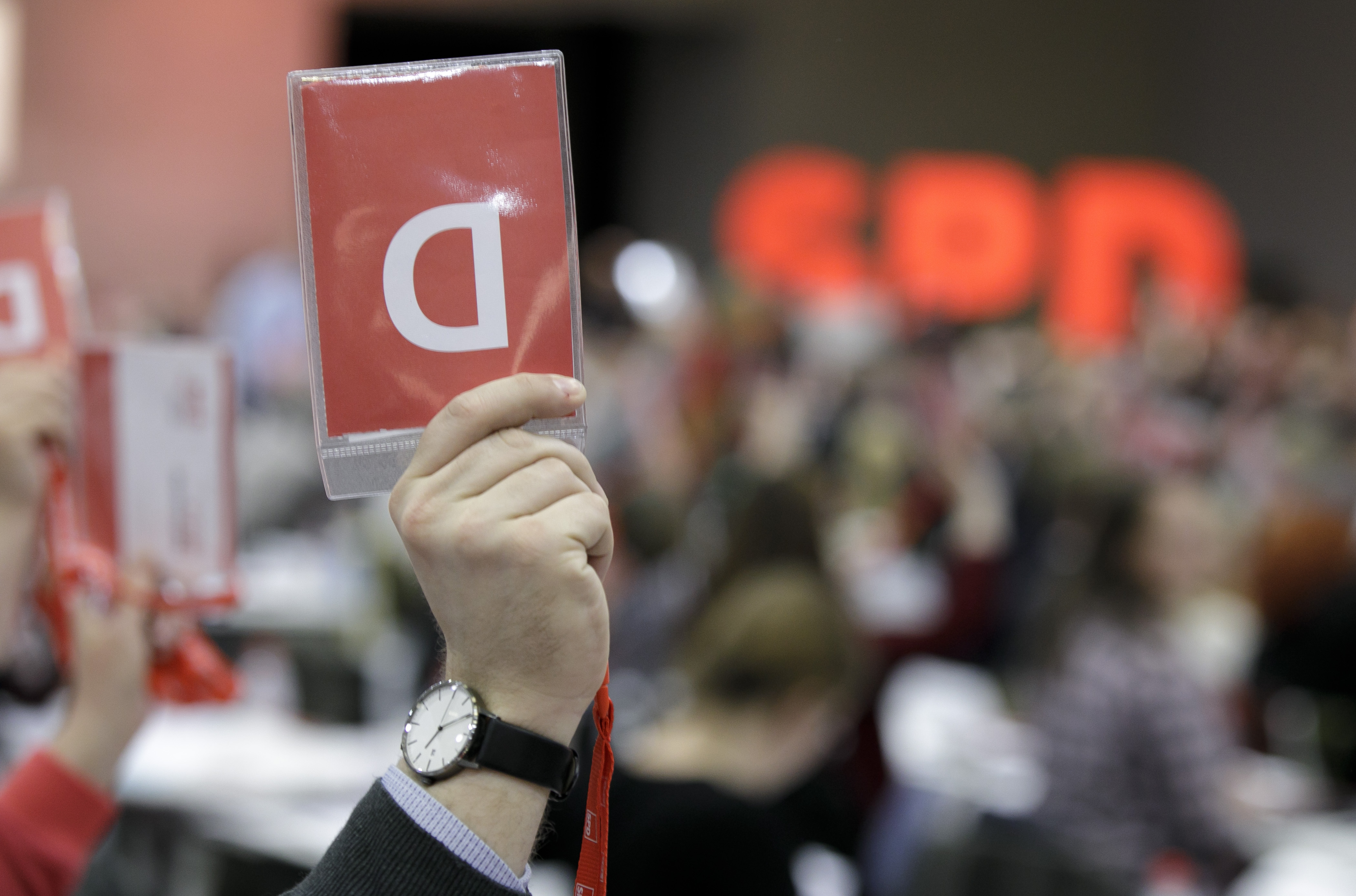 Einstimmig: Auf dem Parteitag hat die SPD ihr neues Sozialstaatskonzept beschlossen.