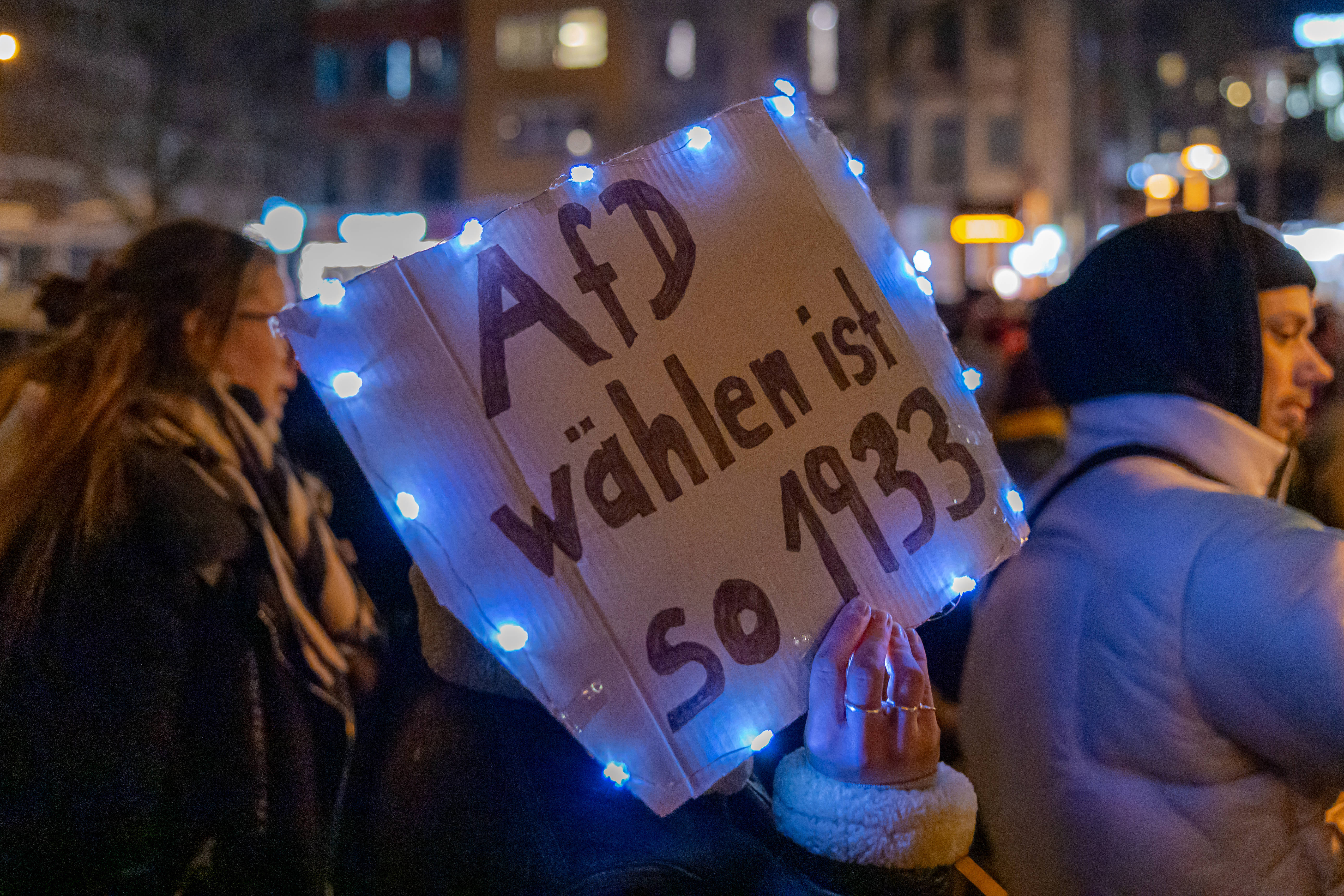 Demonstration gegen die AfD