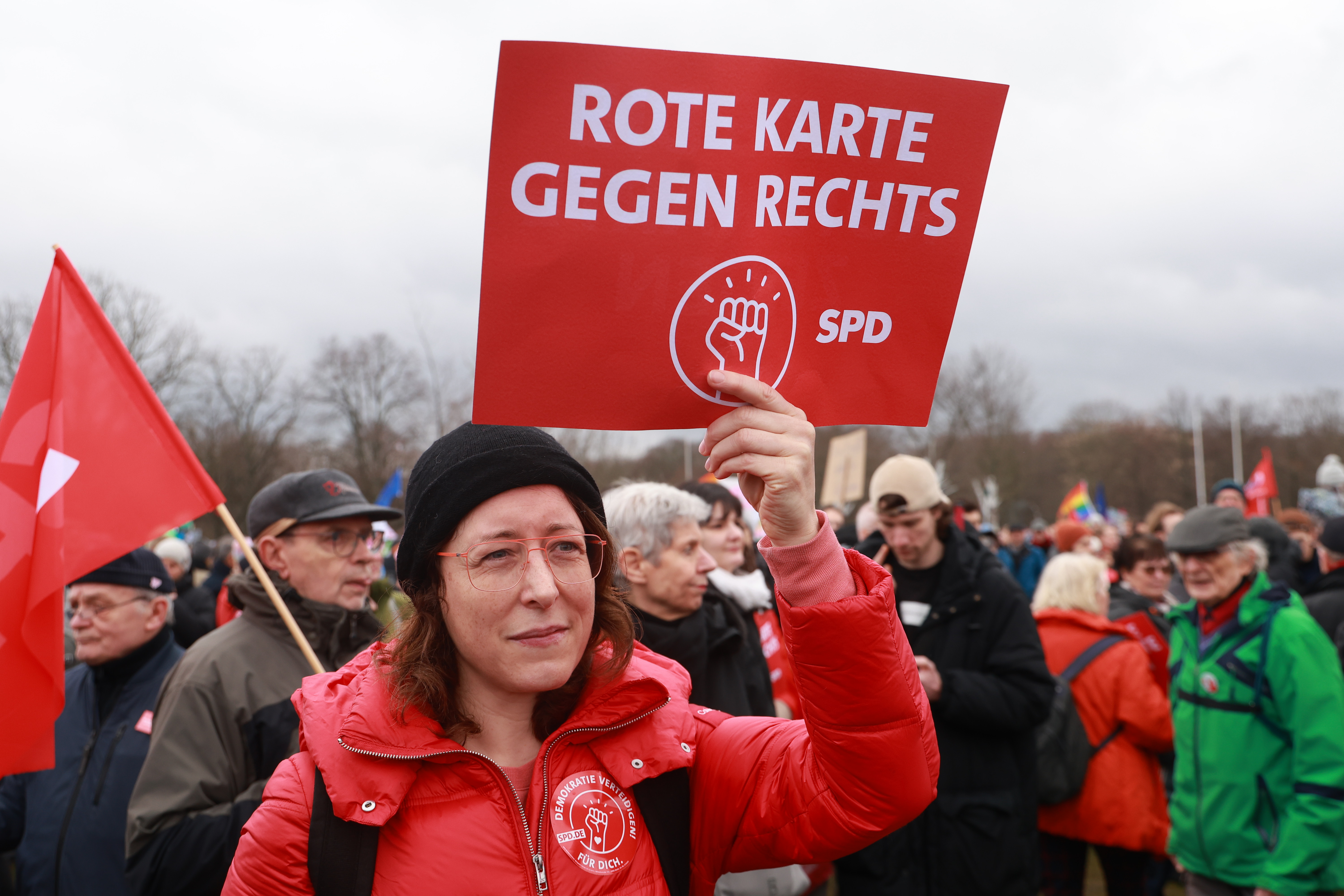 Der AfD die rote Karte zeigen: Chantal Messing will, dass ein Verbotsverfahren geprüft wird.