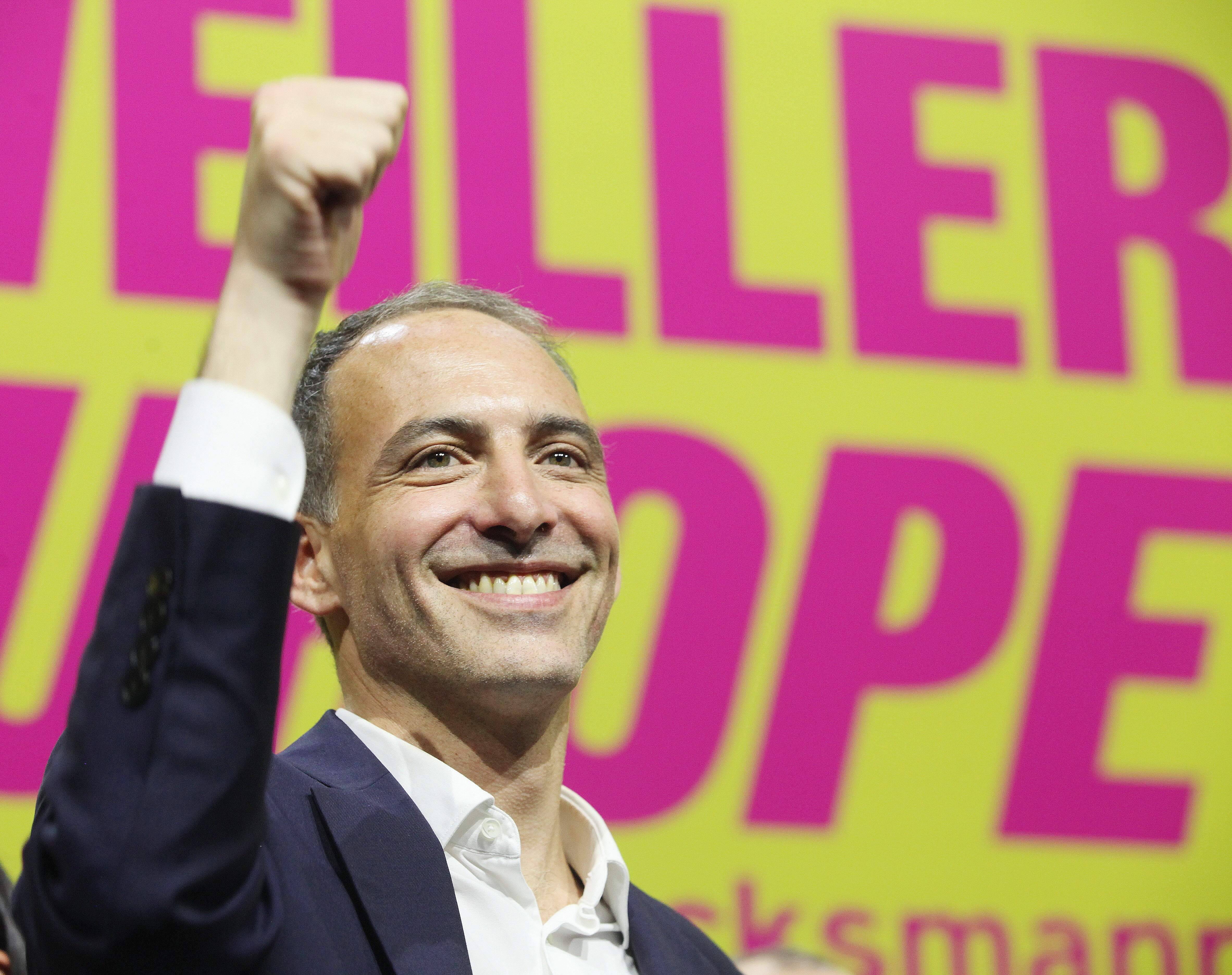 Will Europa aufwecken: PS-Spitzenkandidat Raphaël Glucksmann beim Wahlkampfabschuss am 30. Mai in Paris