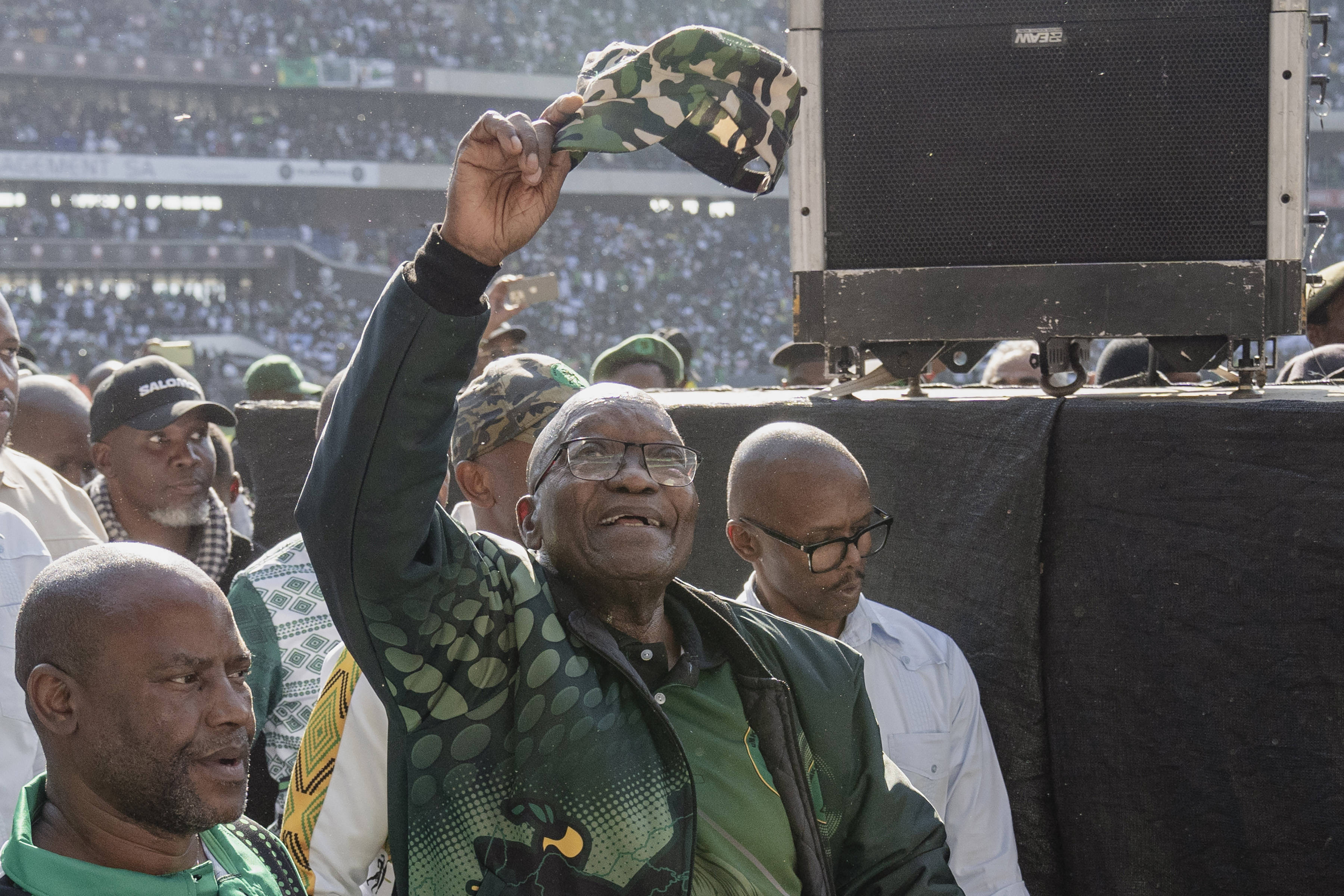 Starke Zugewinne für Jacob Zuma bei den Wahlen in Südafrika: Der Ex-Präsident kostete seine frühere Partei, den ANC, die absolute Mehrheit.