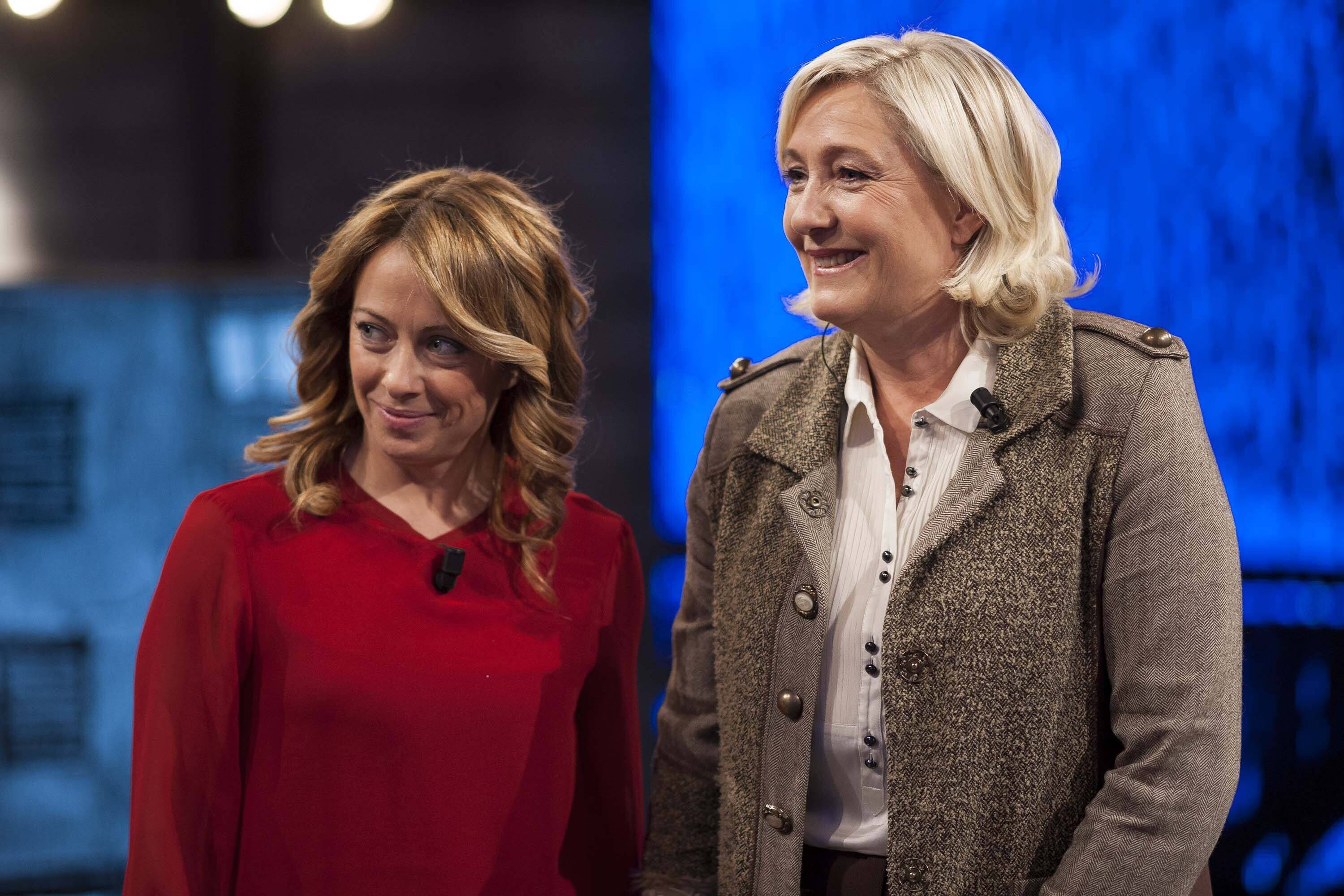 Rechtsextreme mit Differenzen: Giorgia Meloni und Marine Le Pen