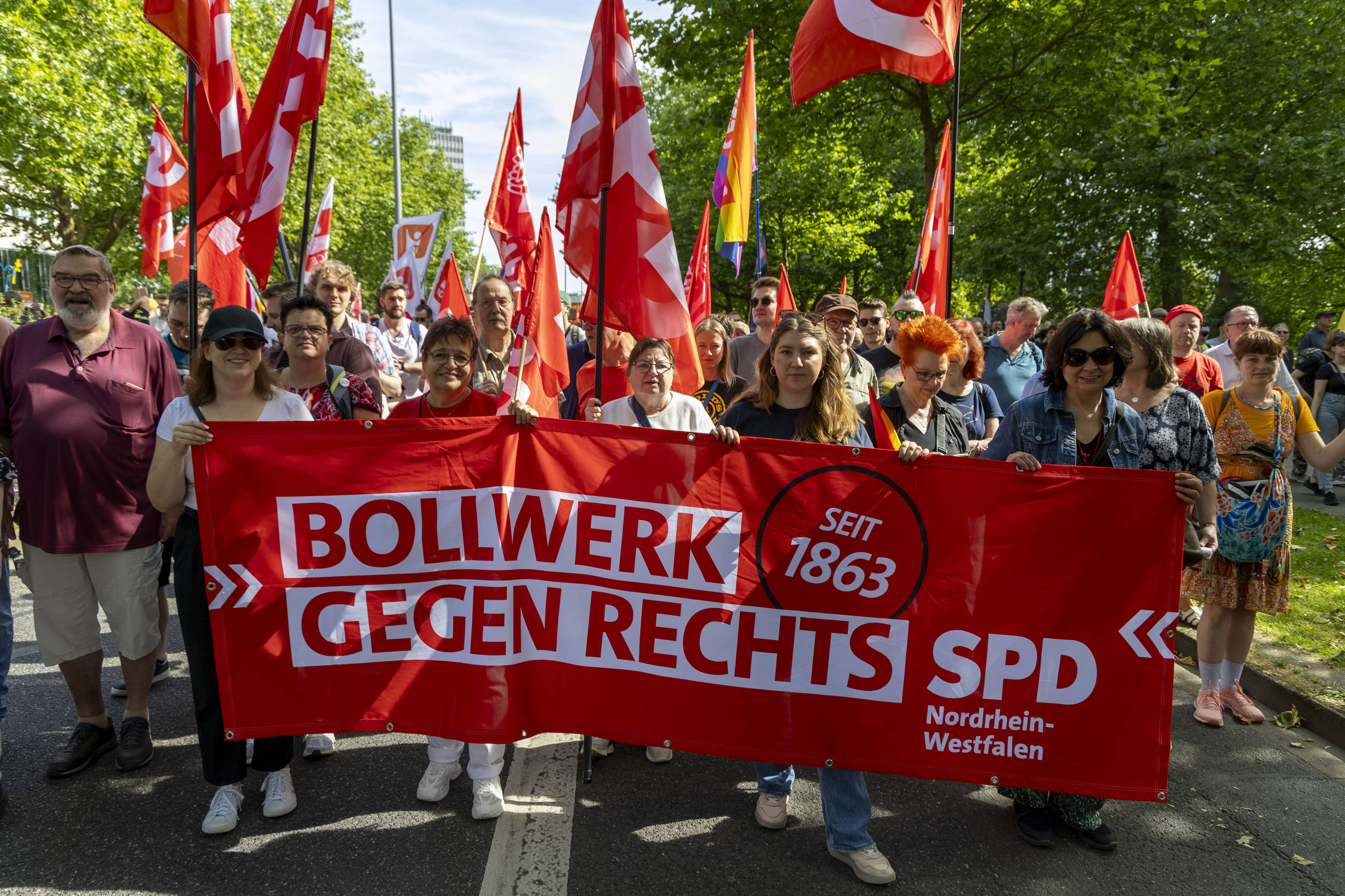 Protest gegen AfD-Bundesparteitag in Essen
