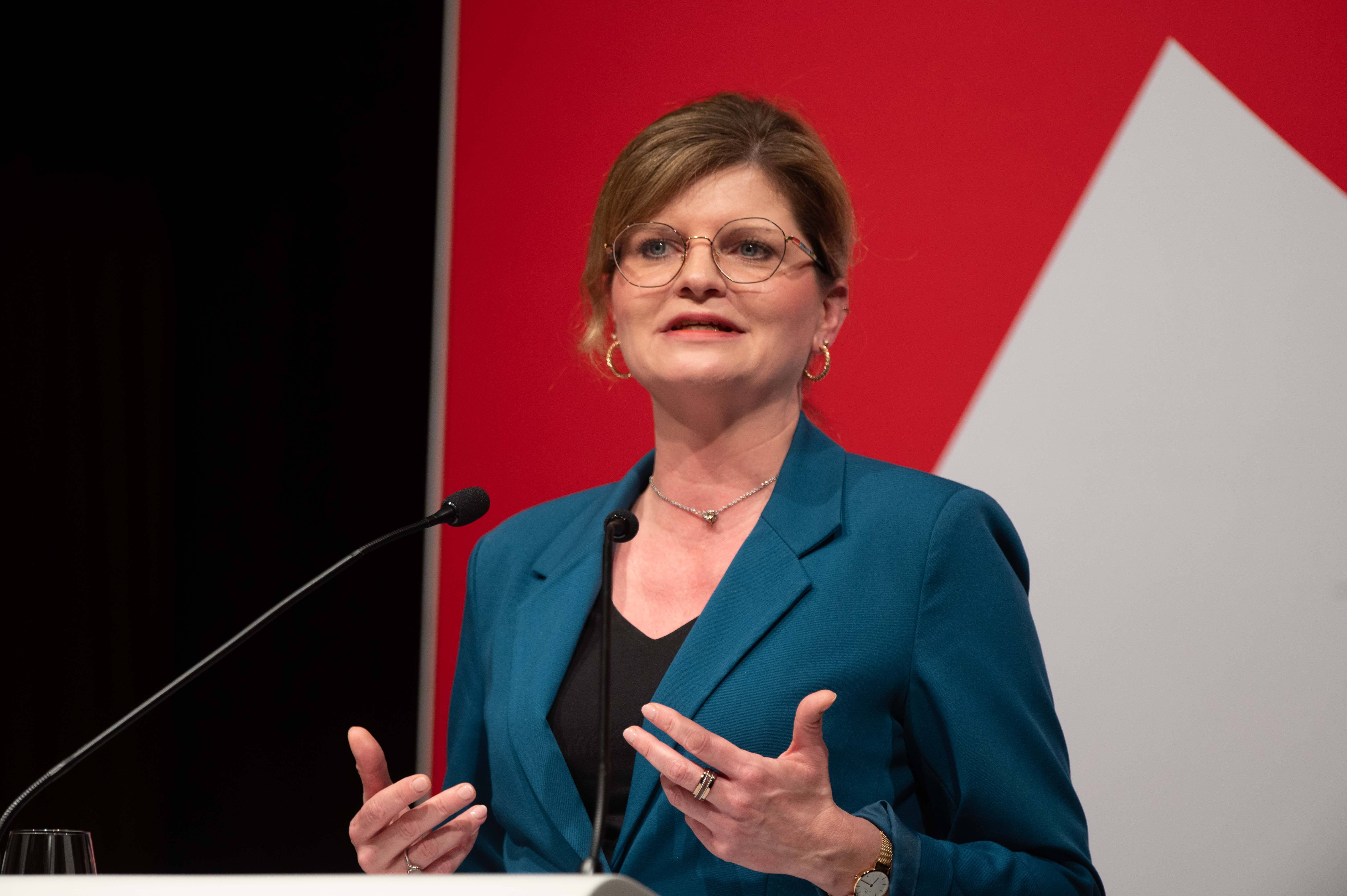 Sarah Philipp ist SPD-Landesvorsitzende in Nordrhein-Westfalen.