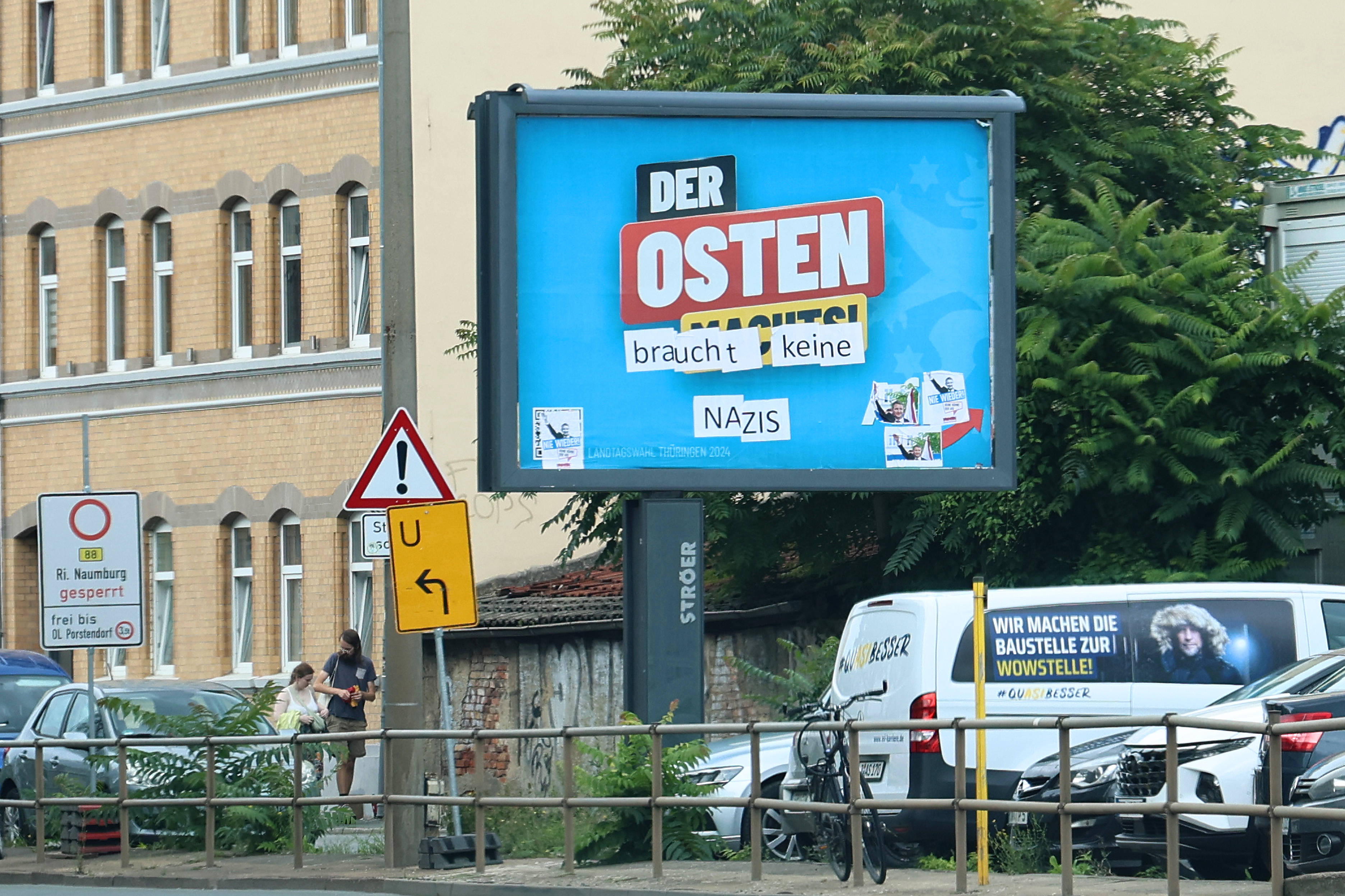 Die Stimmung vor den Landtagswahlen in Sachsen und Thüringen ist angeheizt - in beiden Ländern könnte die AfD am 01. September stärkste Kraft werden.