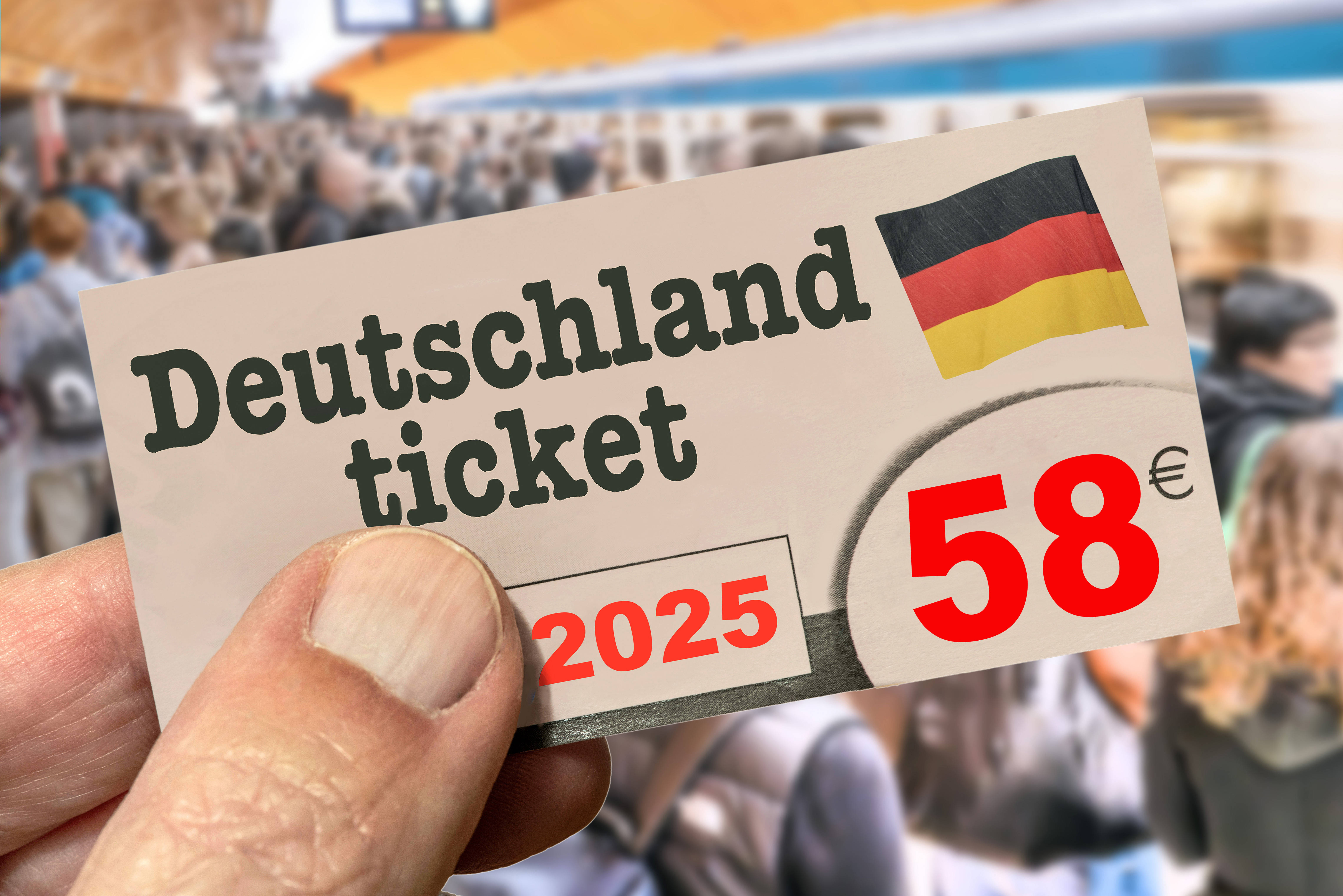 58 statt 49 Euro: Der Preis für das Deutschlandticket steigt zum neuen Jahr um neun Euro.