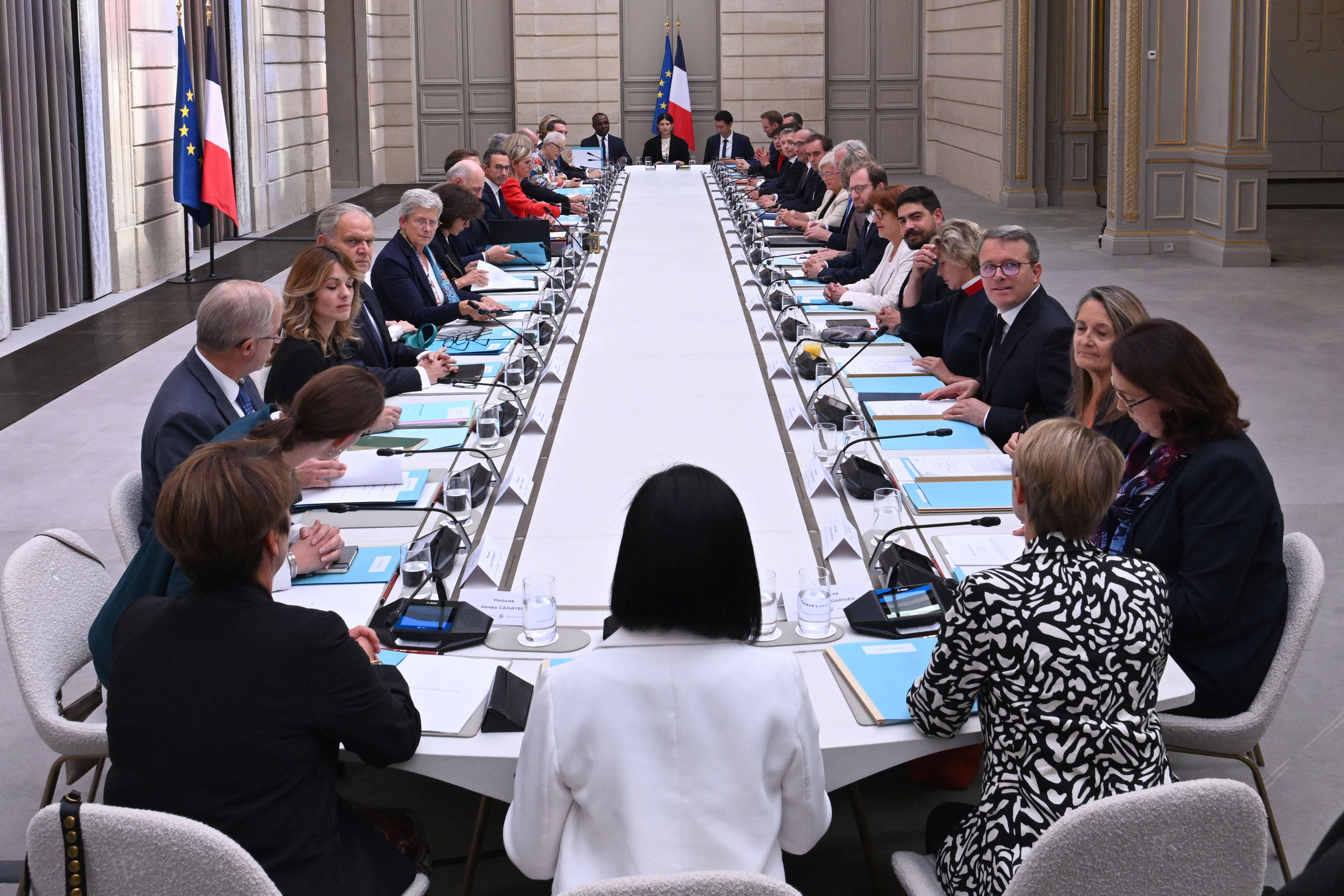 Erste Sitzung des Kabinetts Barnier in Frankreich