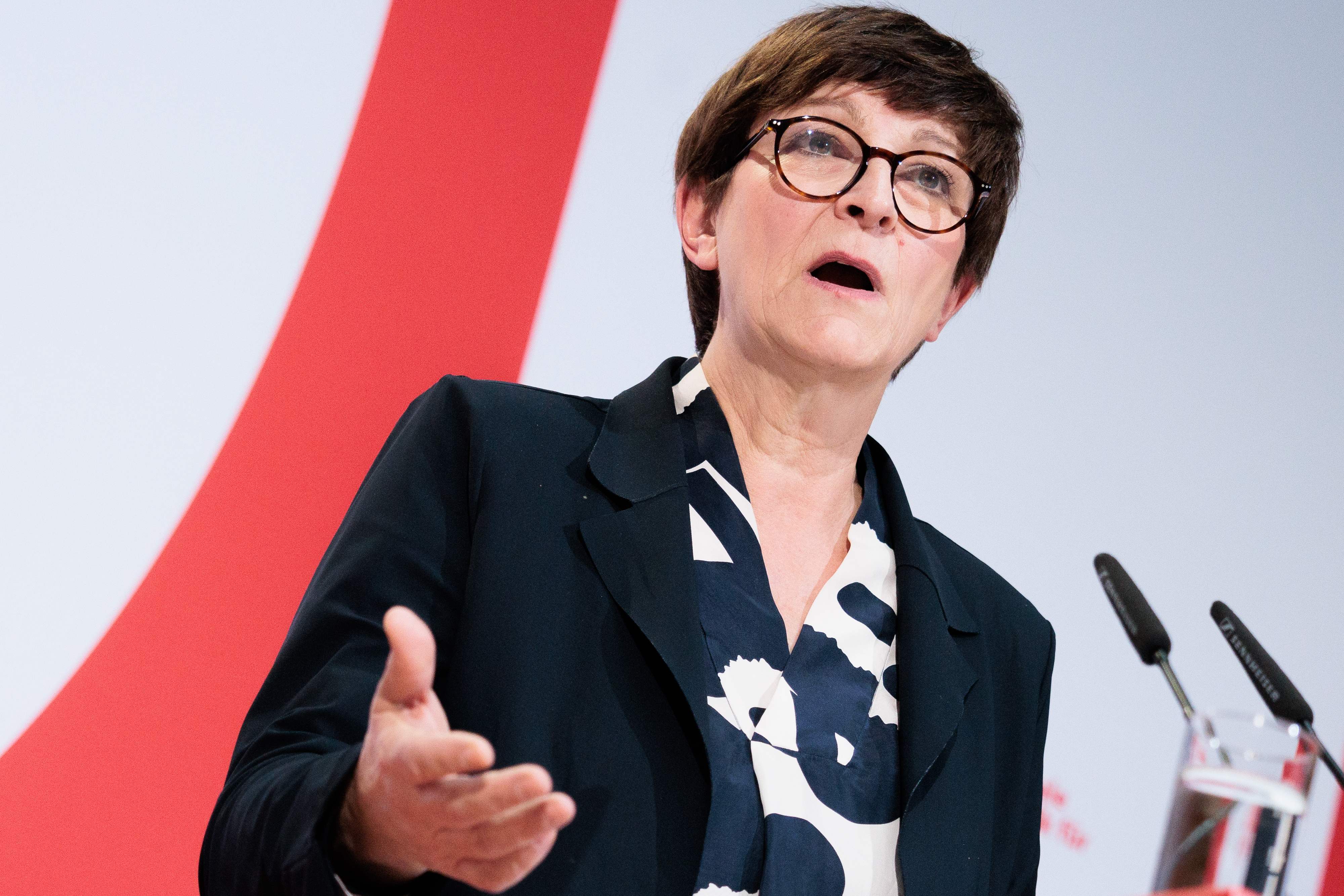 Die SPD-Vorsitzende Saskia Esken