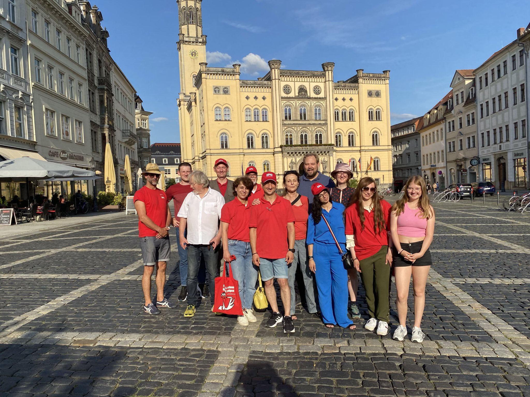 Mitglieder des Hamburger Arbeitskreises unterstützten die Zittauer SPD im Sommer im sächsischen Landtagswahlkampf.