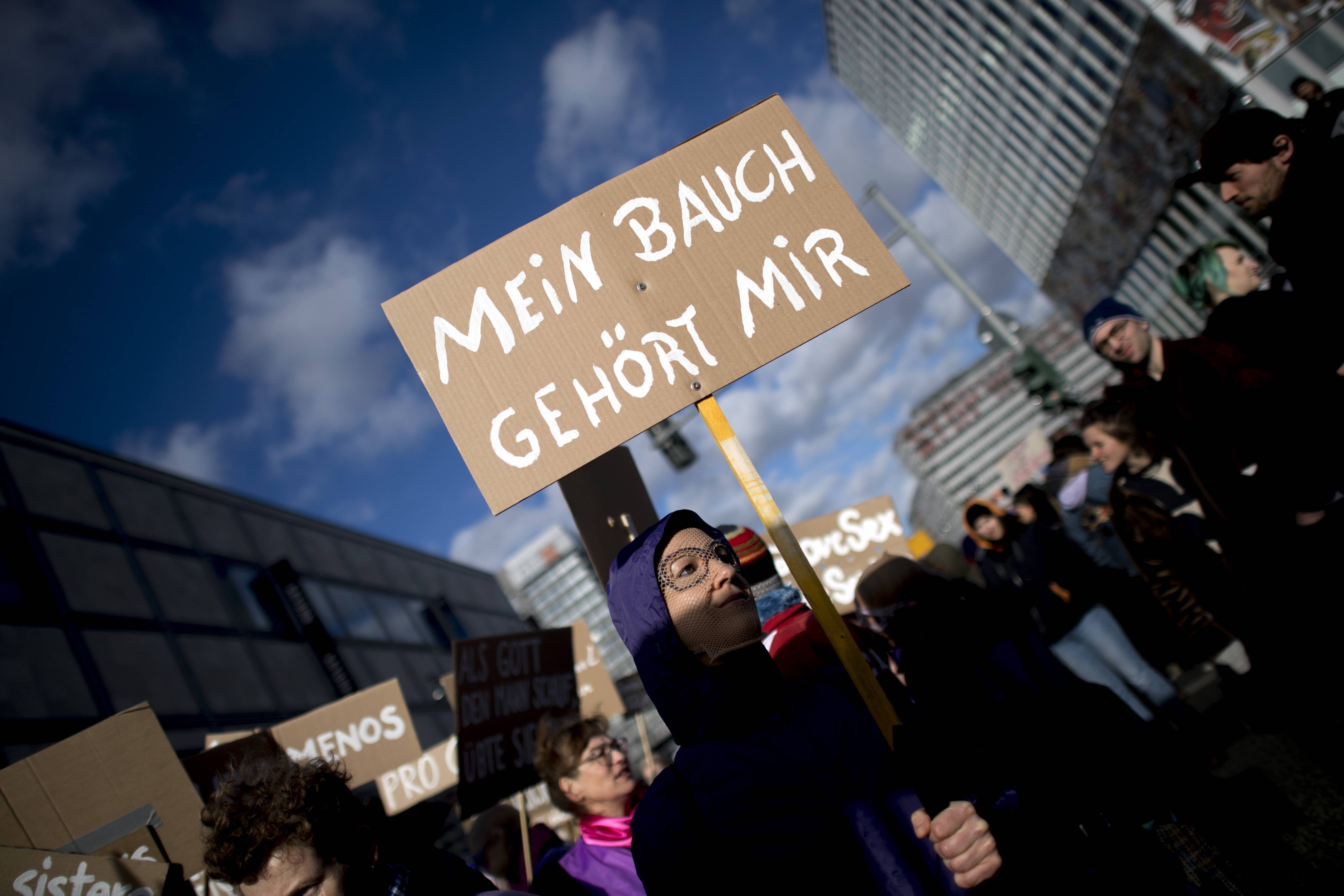 Demonstration zur Abschaffung von Paragraf 219: Eine deutliche Mehrheit der Deutschen will, dass Abtreibungen legalisiert werden.