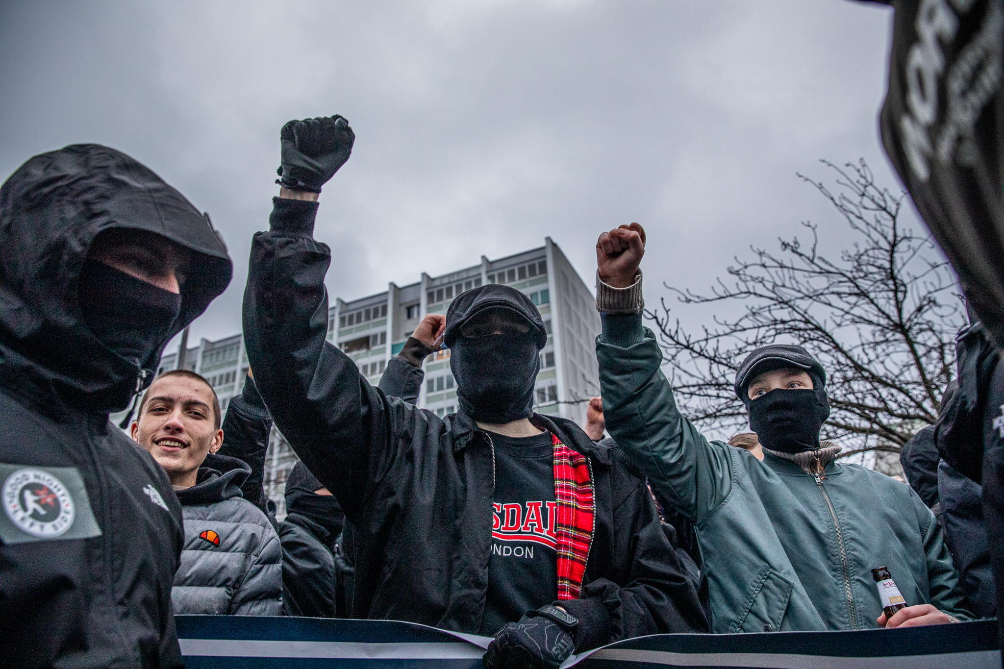 Am 14. Dezember zogen Rechtsextreme durch den Berliner Ortsteil Friedrichshain. Die vier Angreifer auf Carolyn Macmillan waren auf dem Weg zu der Demo.