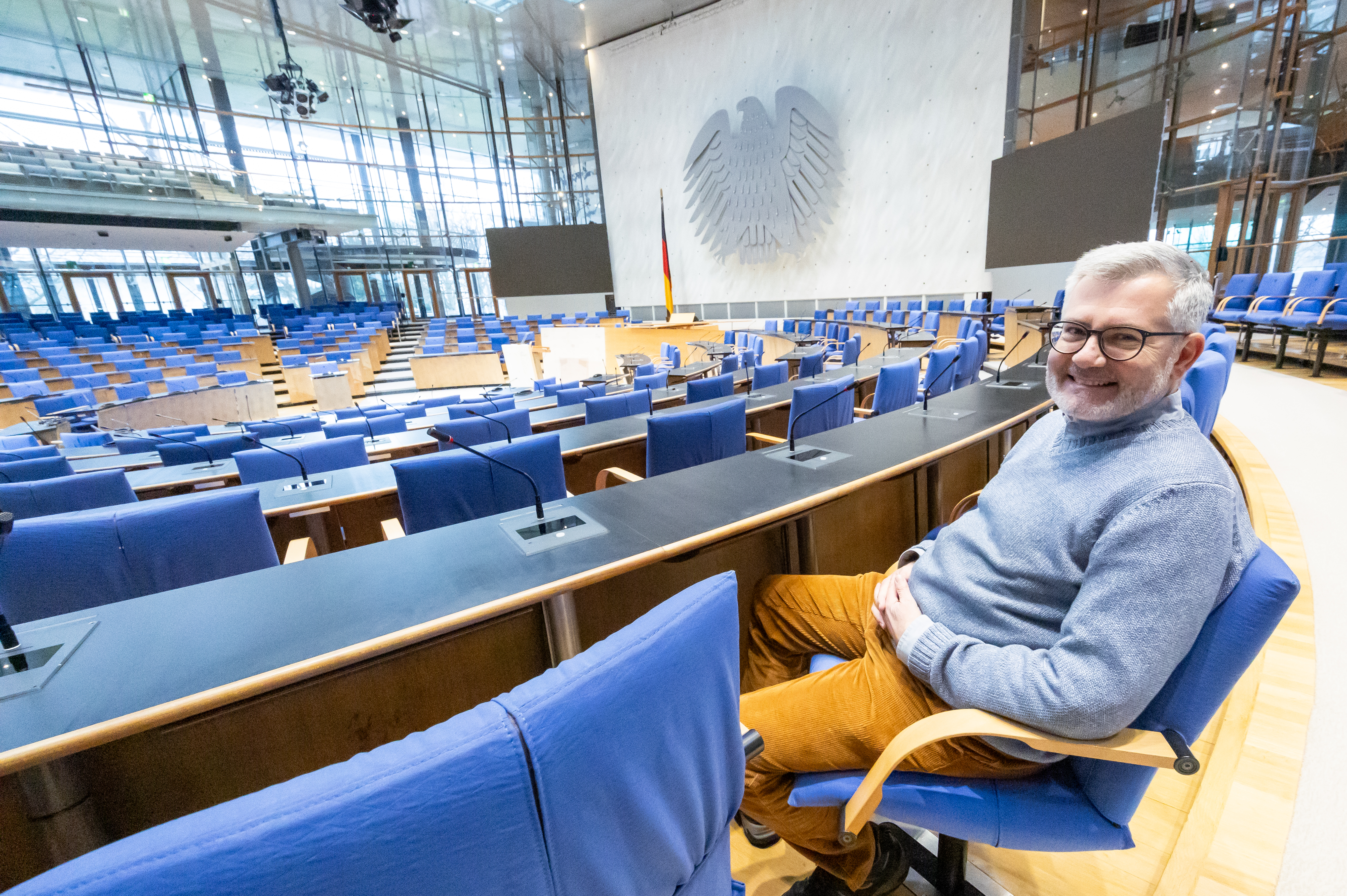 Dietmar Nietan im alten Bonner Plenarsaal