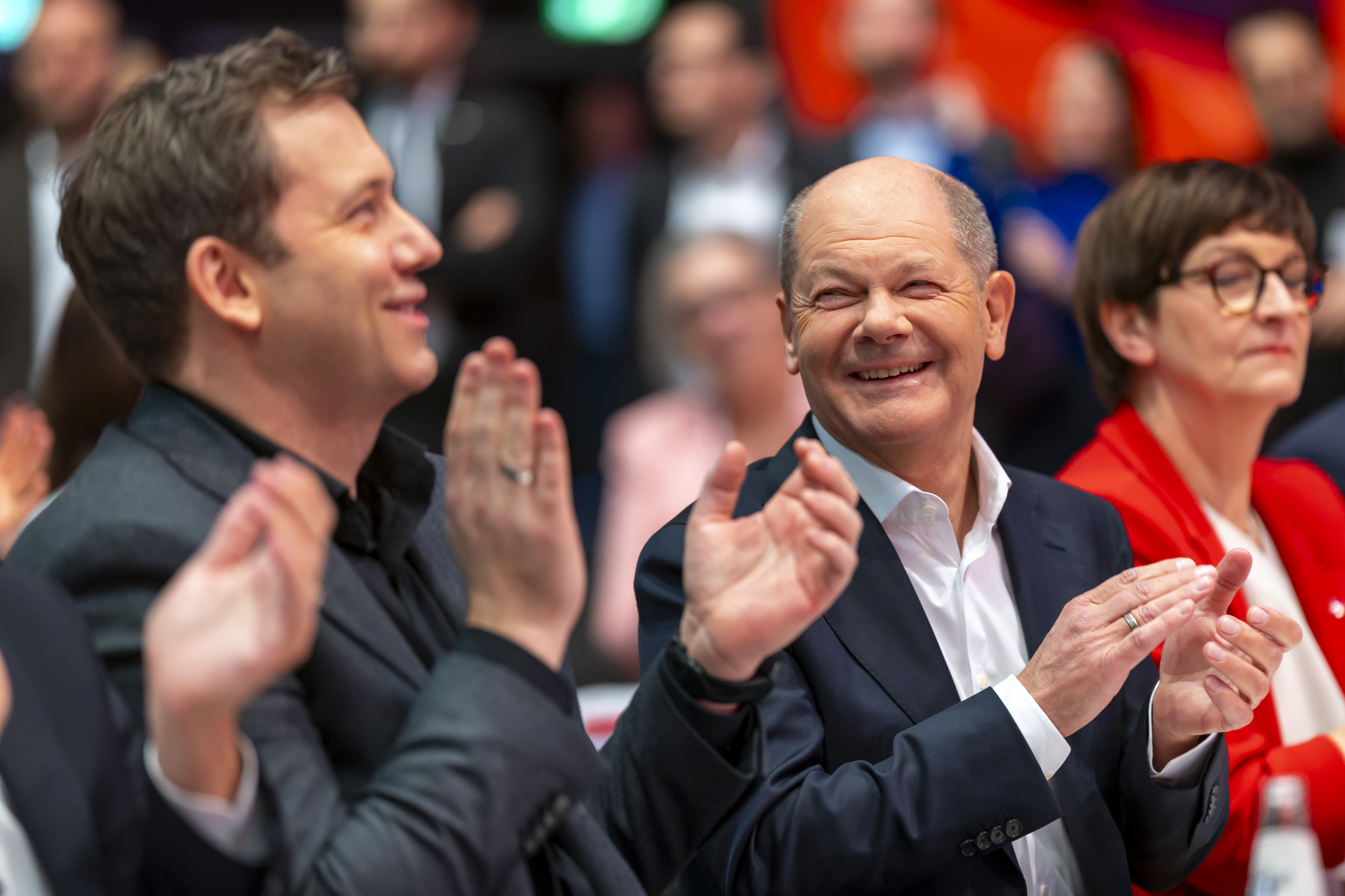 Olaf Scholz auf dem Bundesparteitag