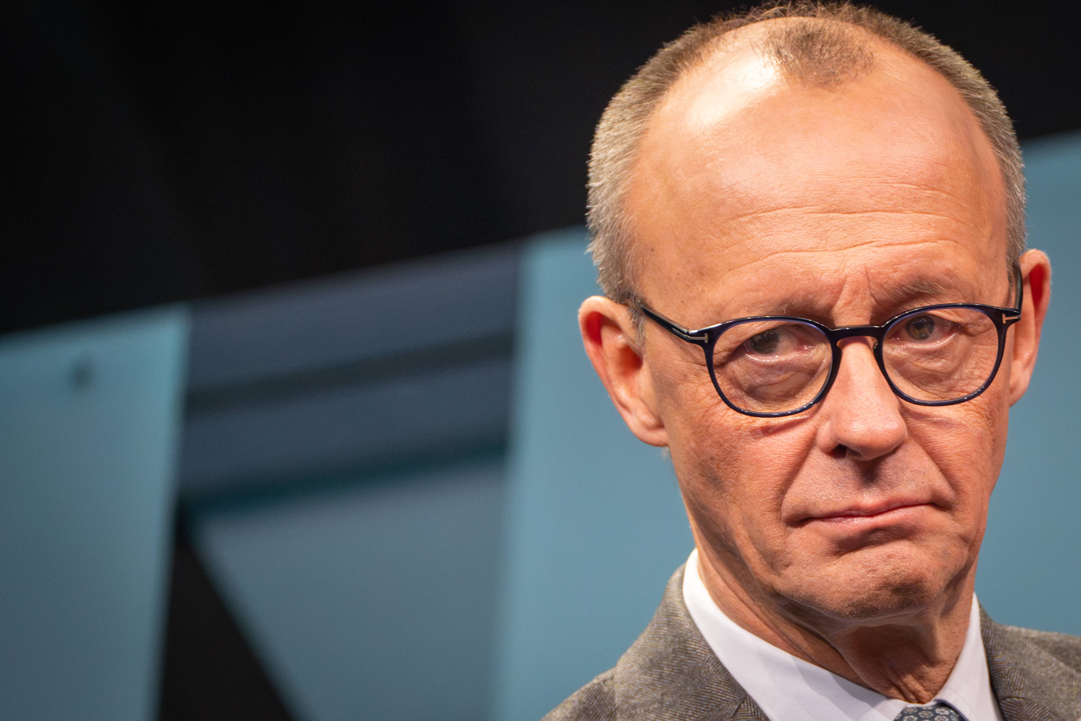 Friedrich Merz: Der Kanzlerkandidat der CDU/CSU im Wahlkampf am 20. Januar 2025 in Flensburg