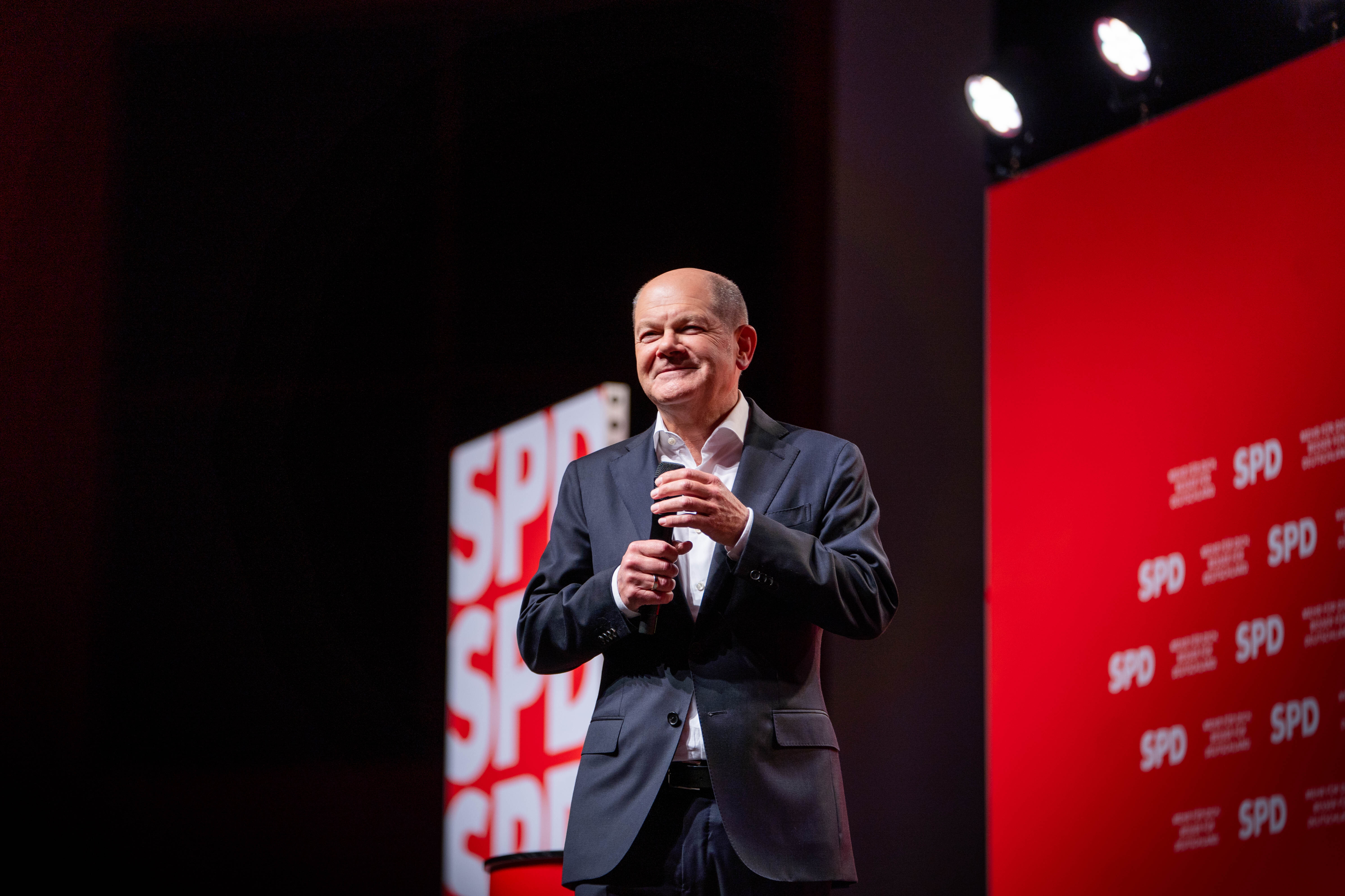 Auftakt in Wolfsburg: Bei der ersten SPD-Großveranstaltung im Bundestagswahlkampf wusste Olaf Scholz zu überzeugen.