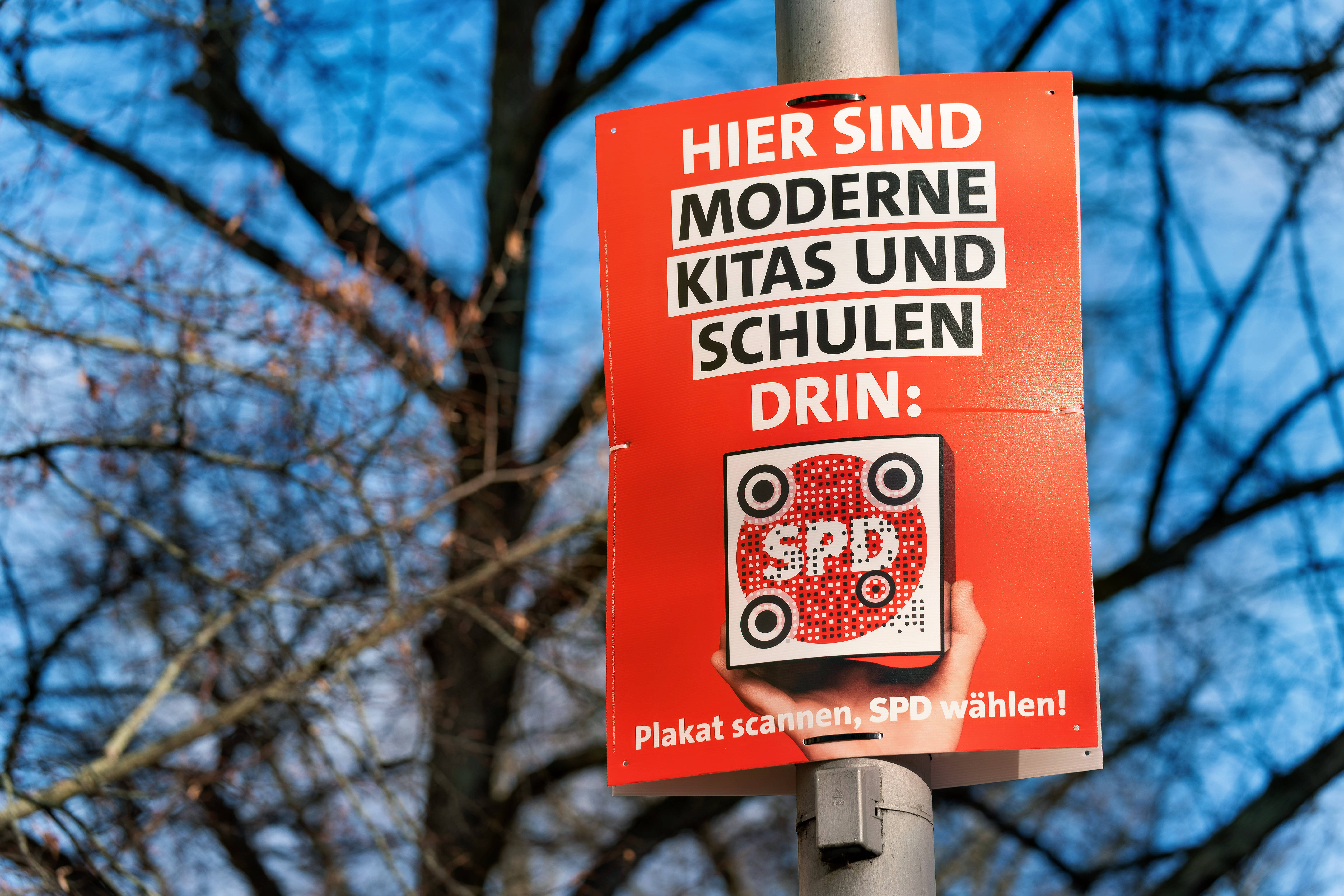 Wahlplakate zum Scannen: Die SPD geht im Bundestagswahlkampf neue Wege.