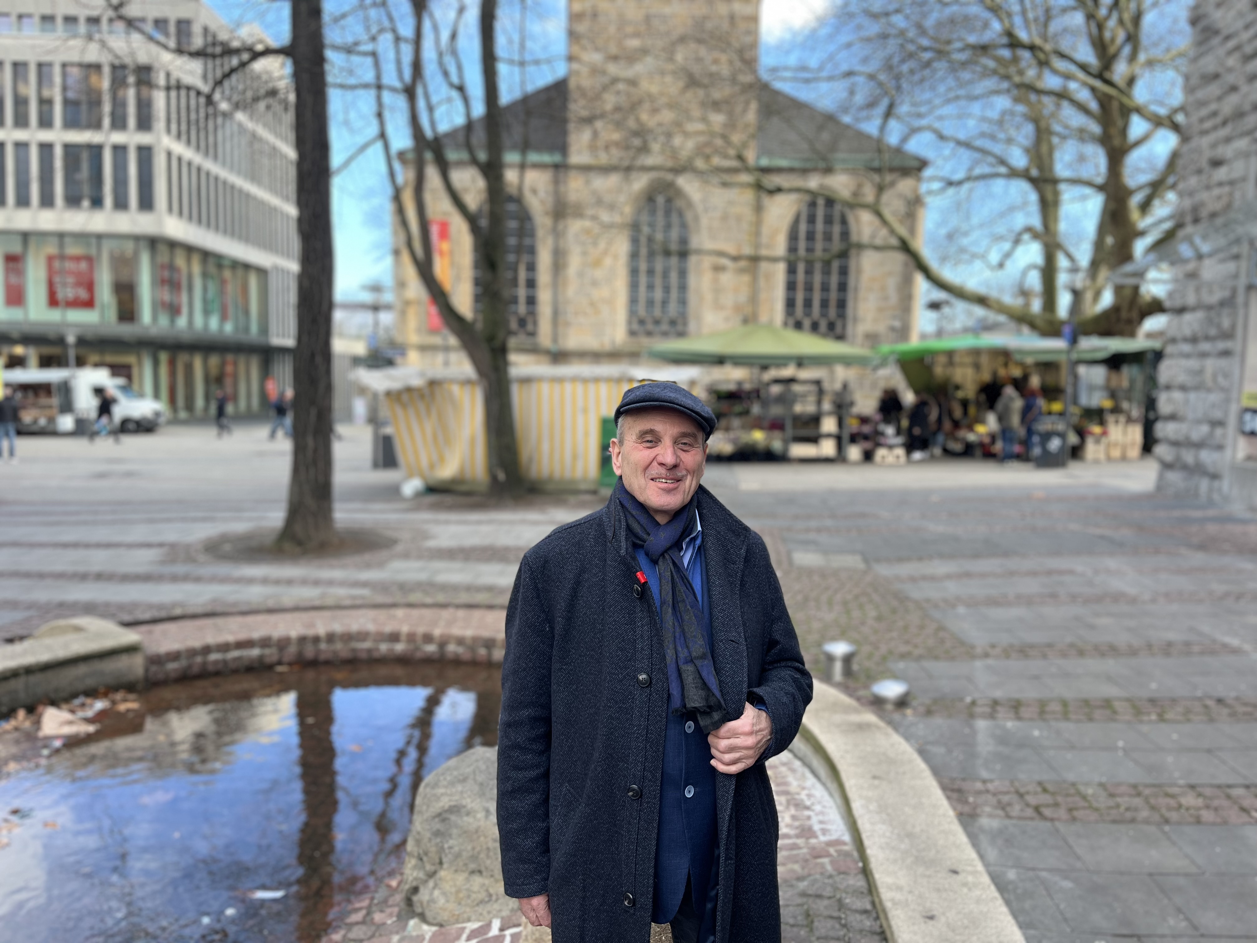 Albert Ritter kandidiert in Essen für die SPD bei der Bundestagswahl.