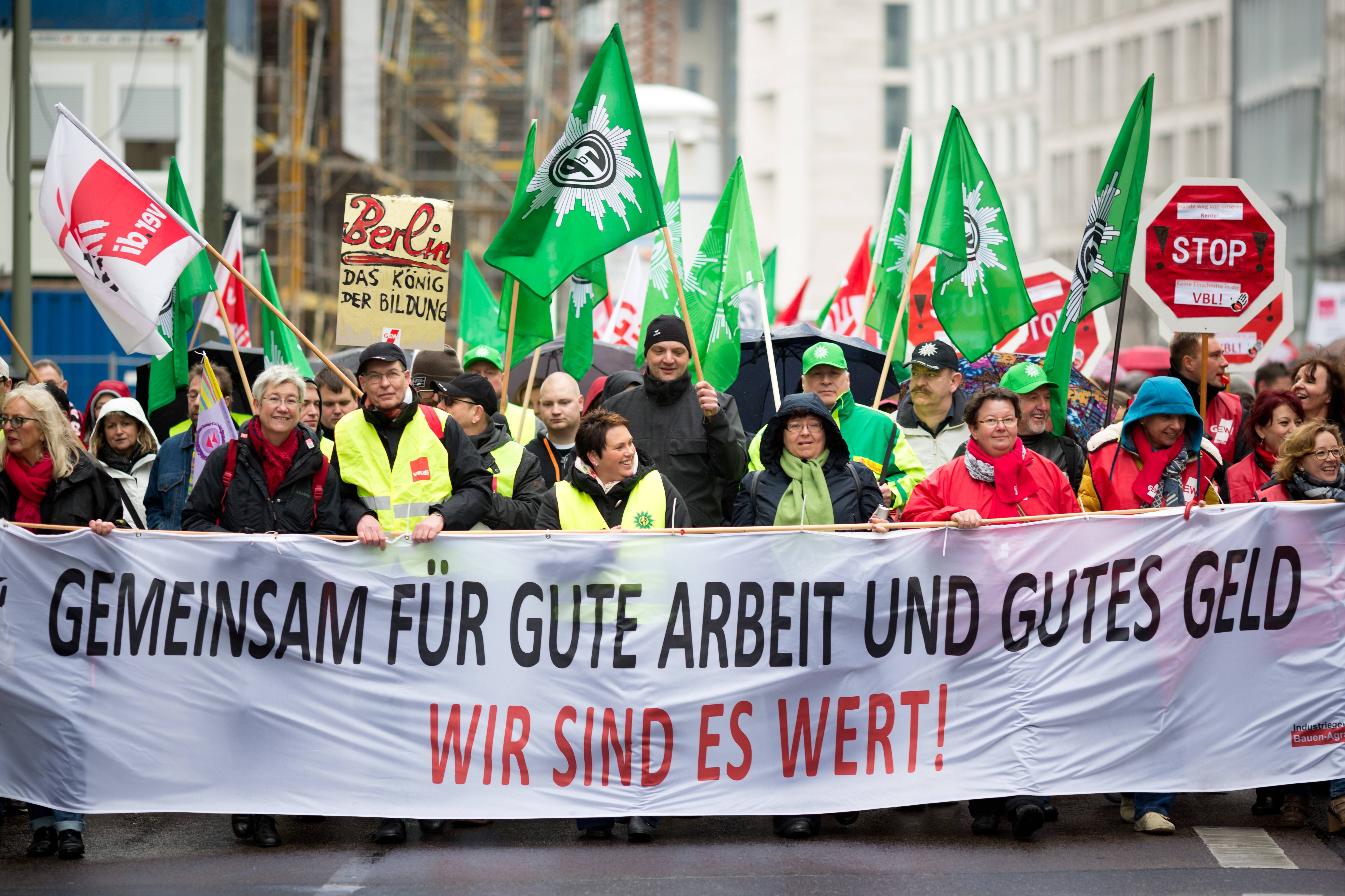 Streik für gute Arbeit