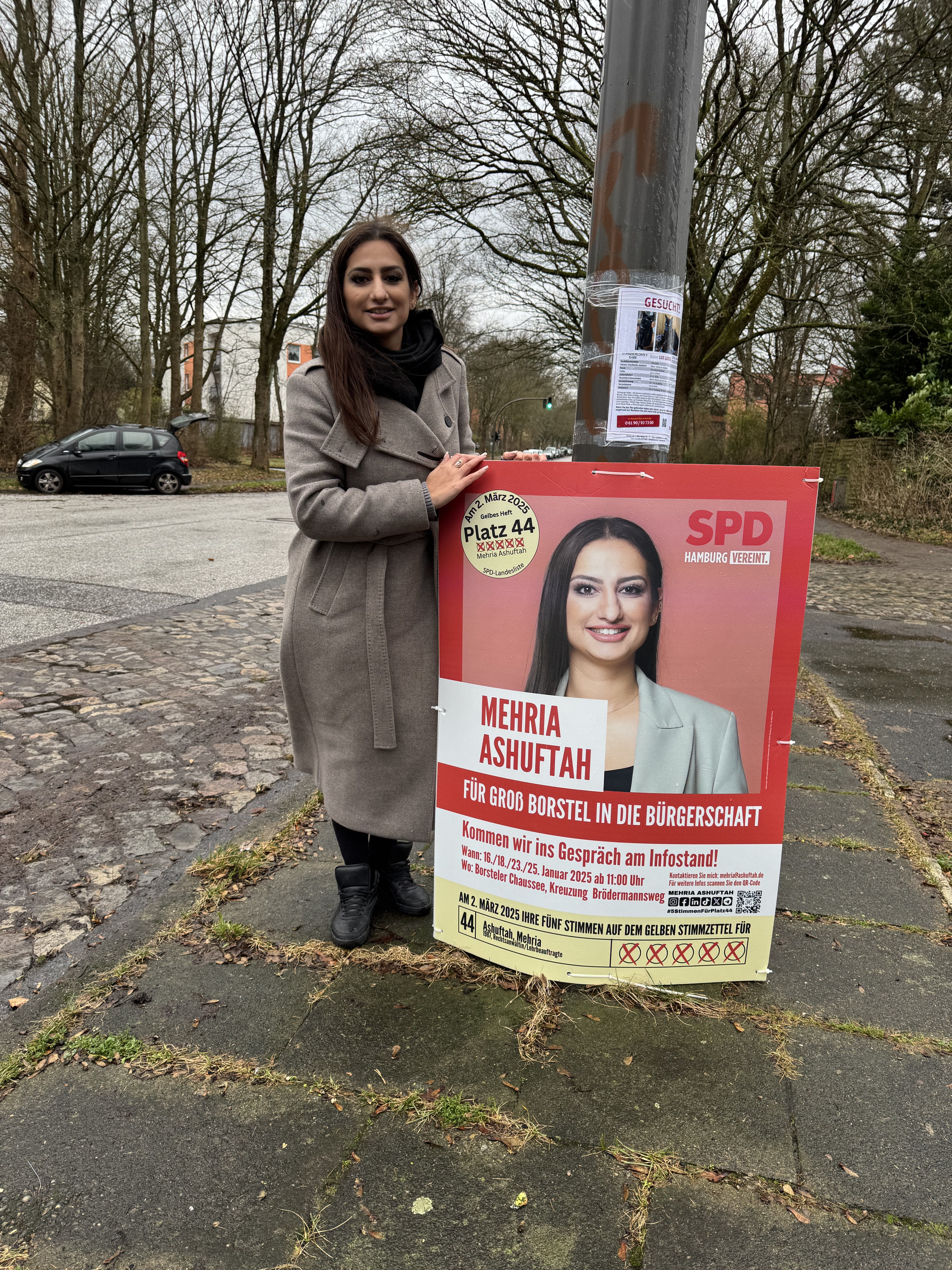 Mehria Ashuftah sitzt künftig für die SPD in der Hamburger Bürgerschaft.