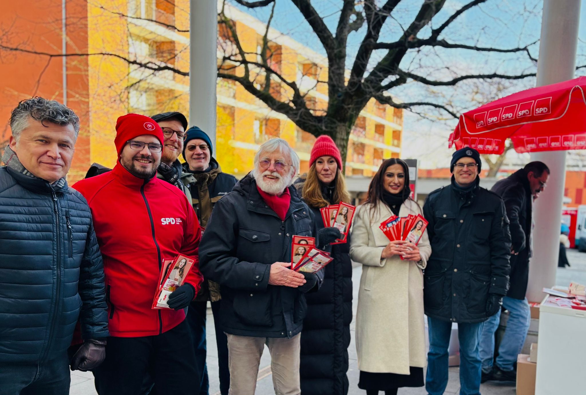 Mit großer Unterstützung im Winterwahlkampf