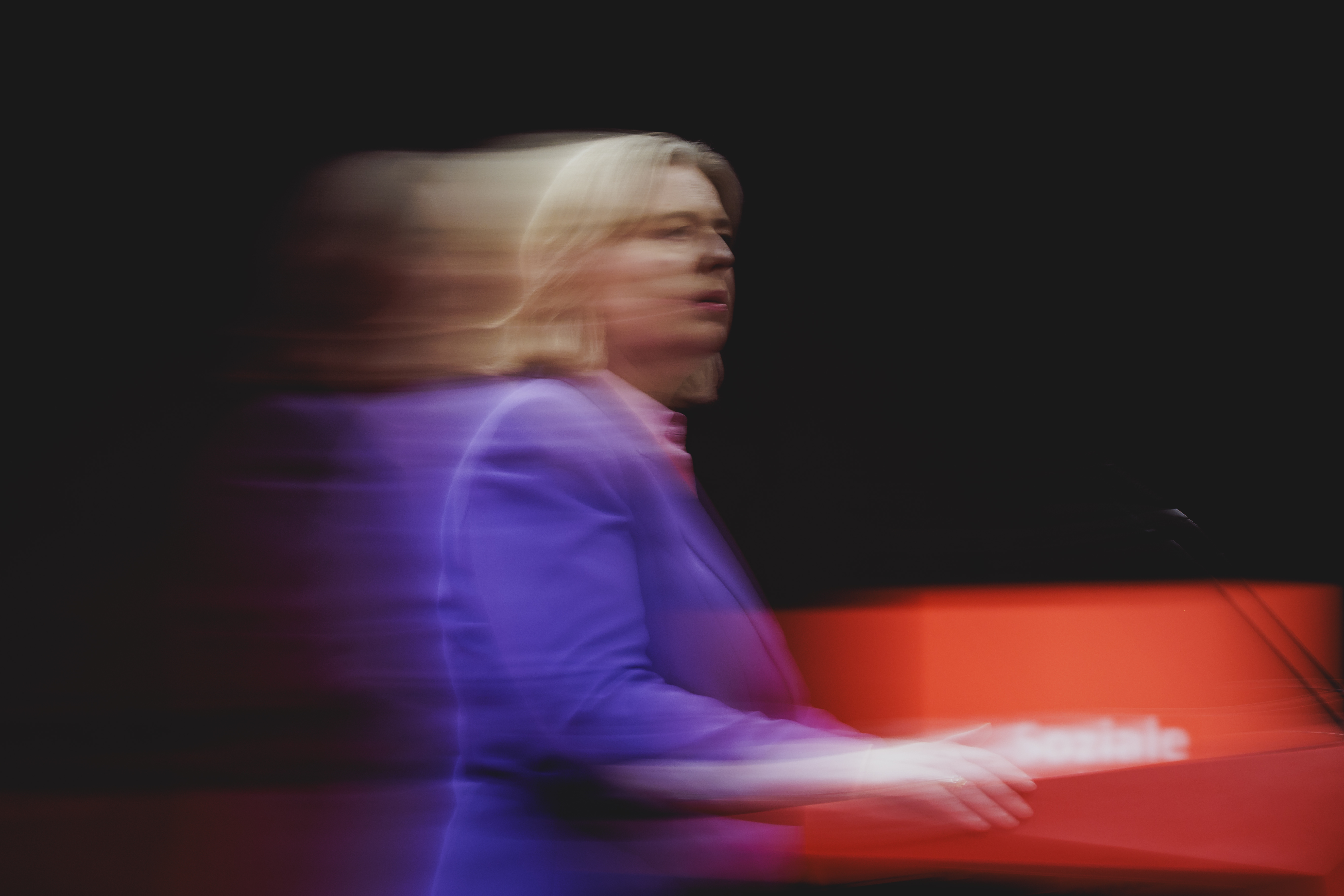 SPD-Politikerin Bärbel Bas am Rednerpult