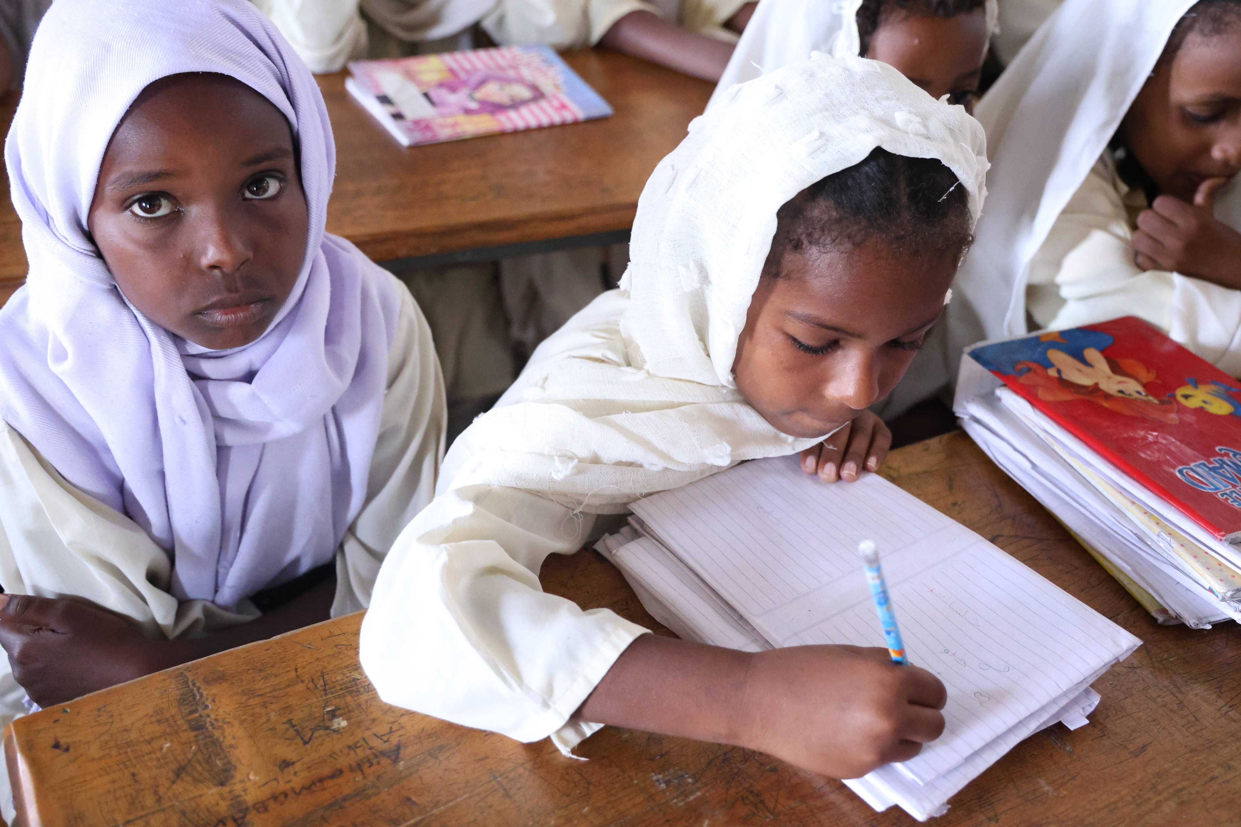 Schulkinder im Sudan