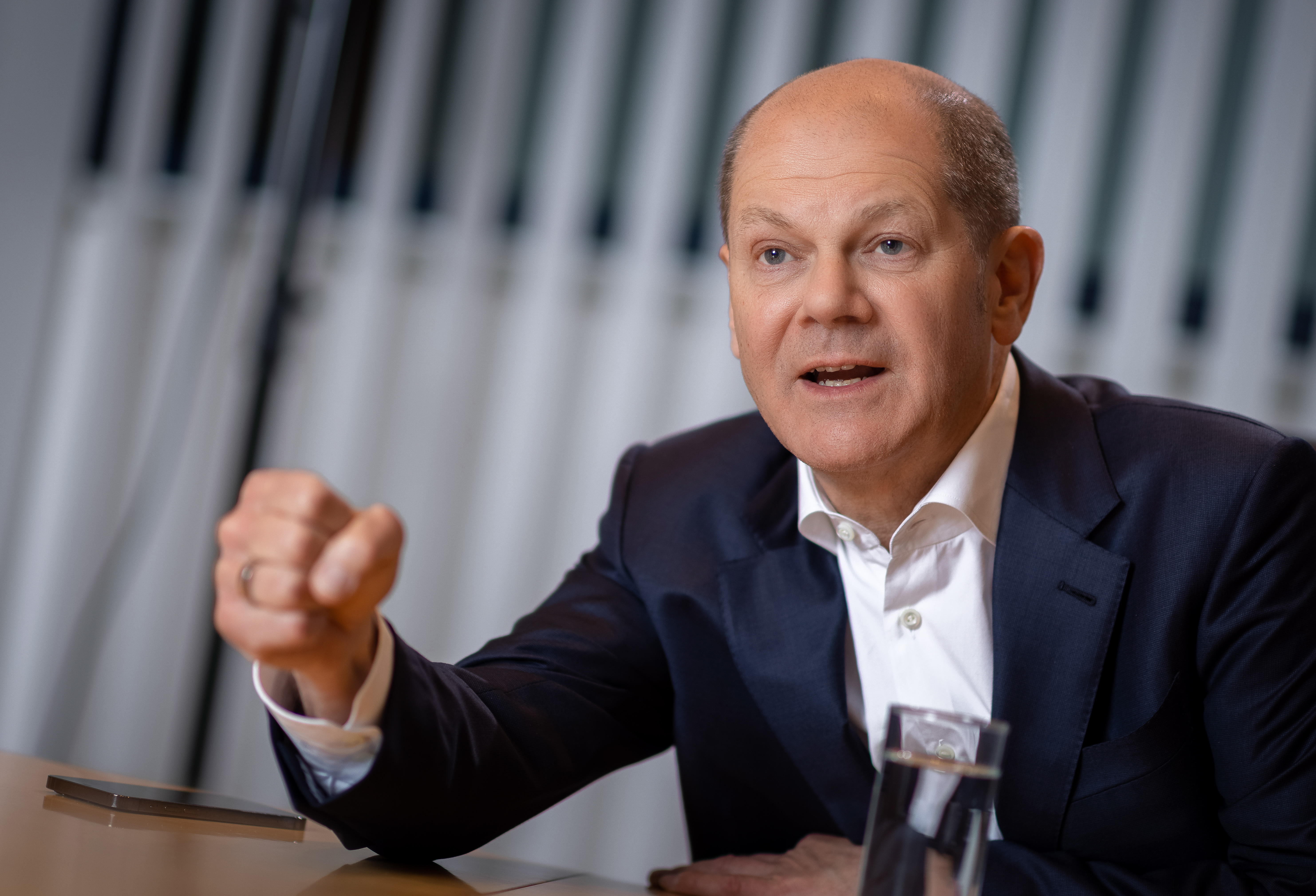 Kanzlerkandidat Olaf Scholz: Ich habe eine präzise Vorstellung davon, was in Deutschland jetzt passieren muss.