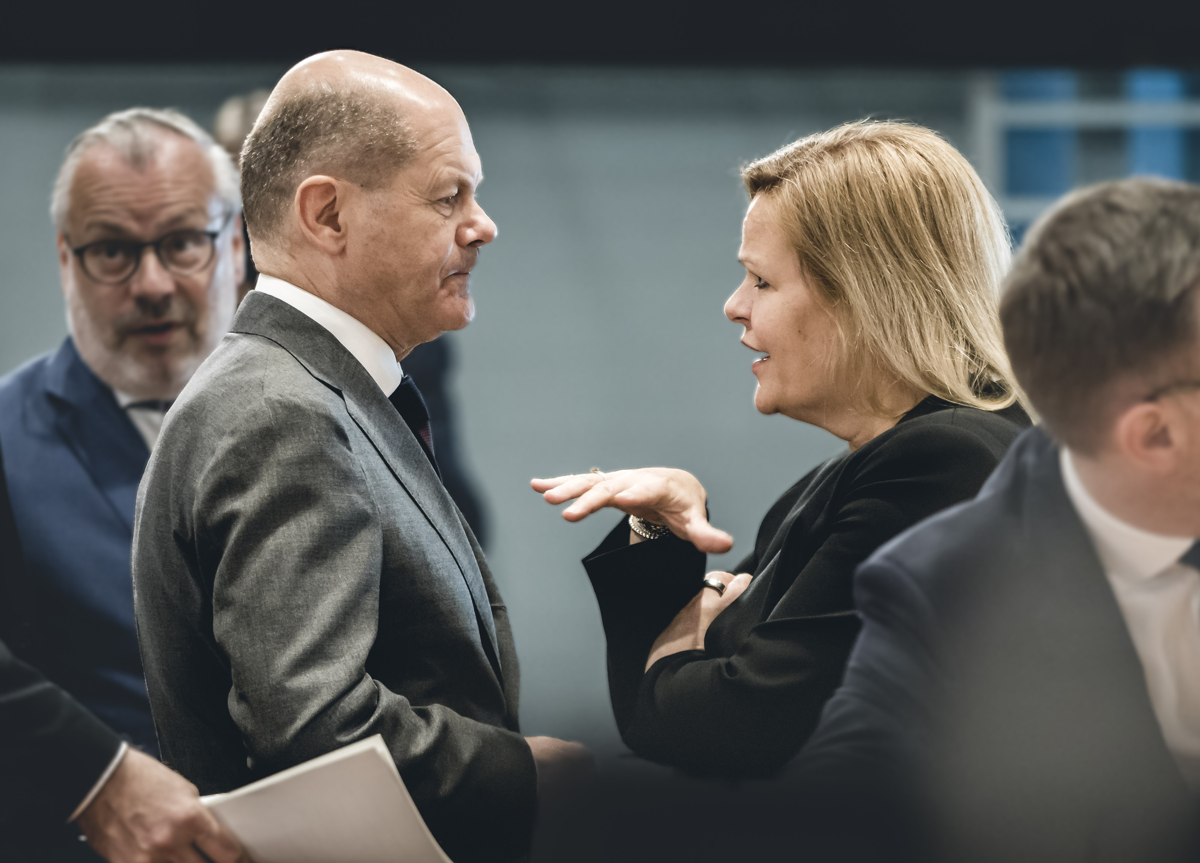 Olaf Scholz und Nancy Faeser