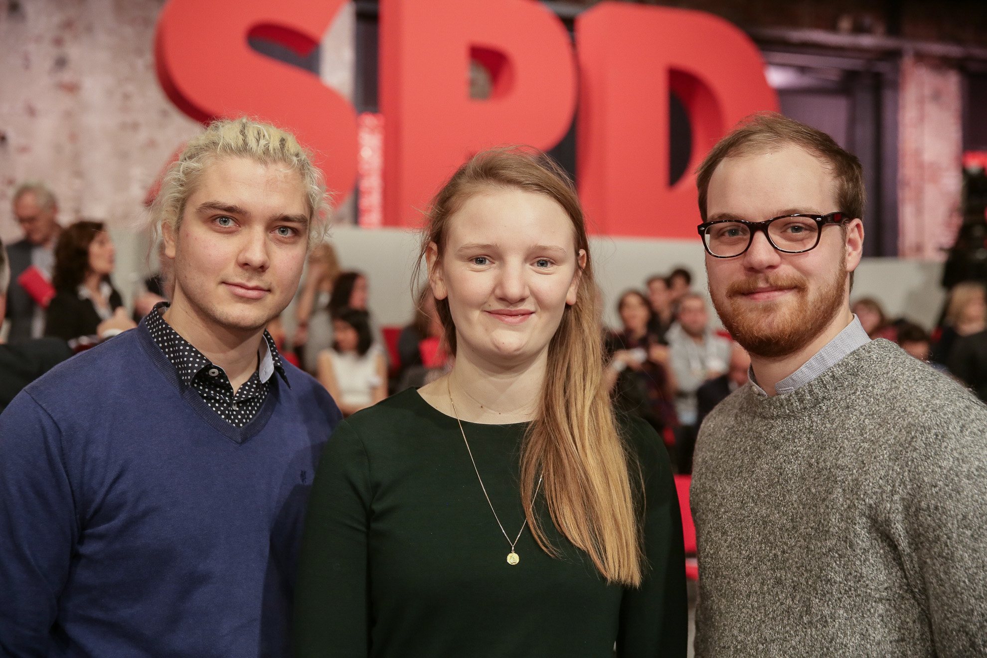 Neumitglieder auf dem SPD-Bundesparteitag
