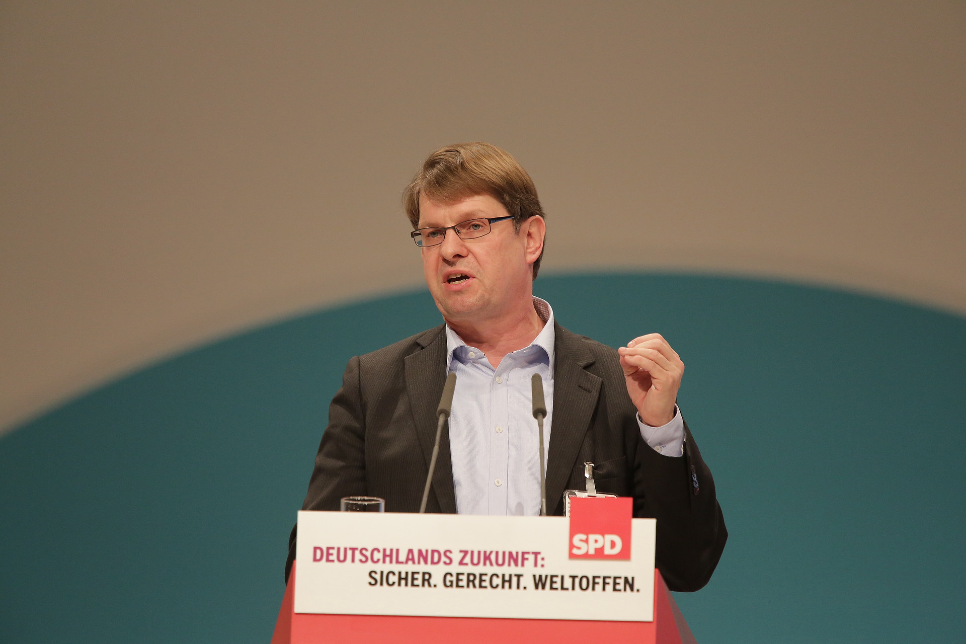 77,3 % der Stimmen zum Partei-Vize erhielt der Landeschef von Schleswig Holsteins Ralf Stegner