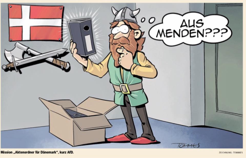 Aktenordner für Dänemark