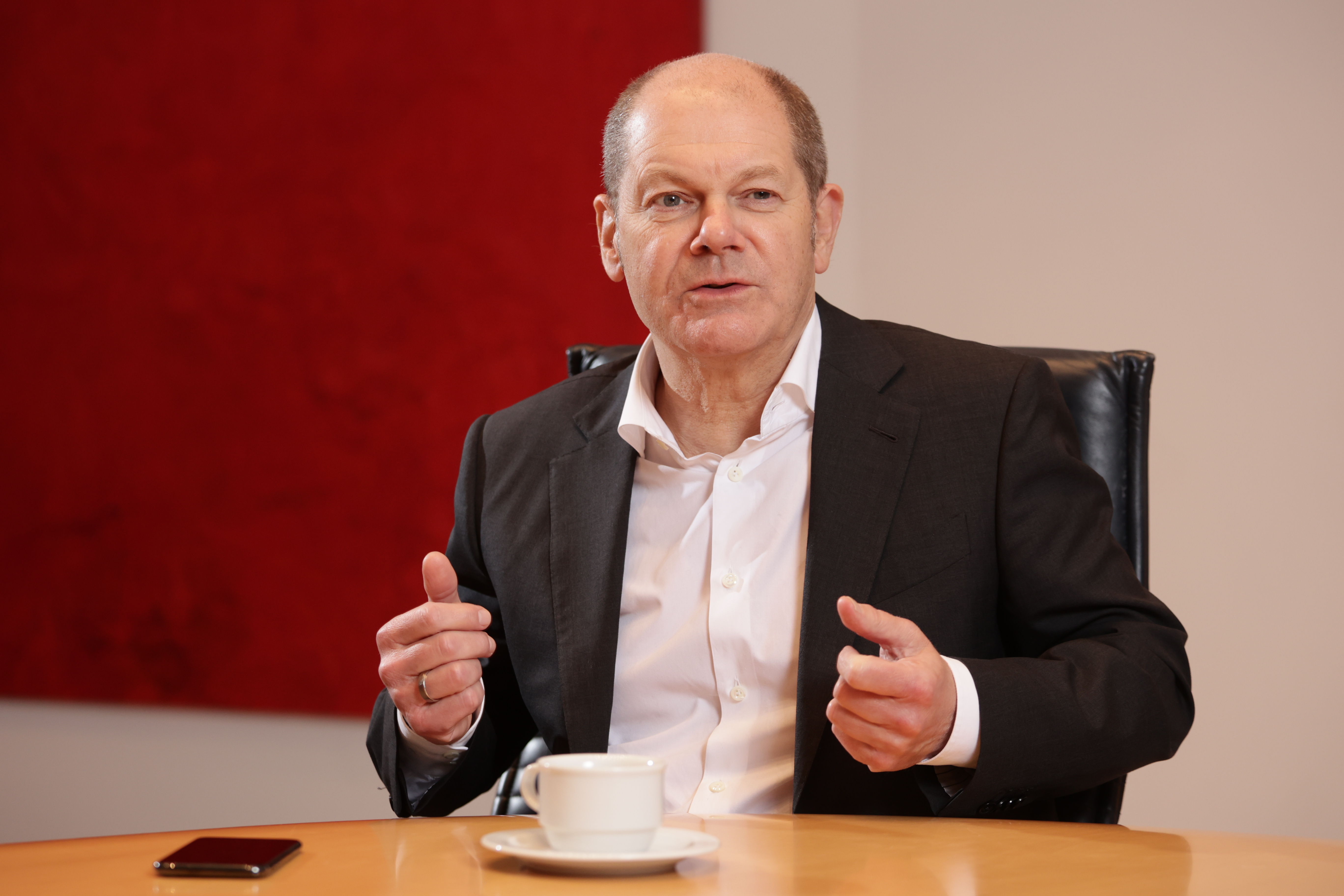 SPD-Kanzlerkandidat Olaf Scholz: Unsere Gesellschaft soll von Respekt und Zusammenhalt getragen sein.