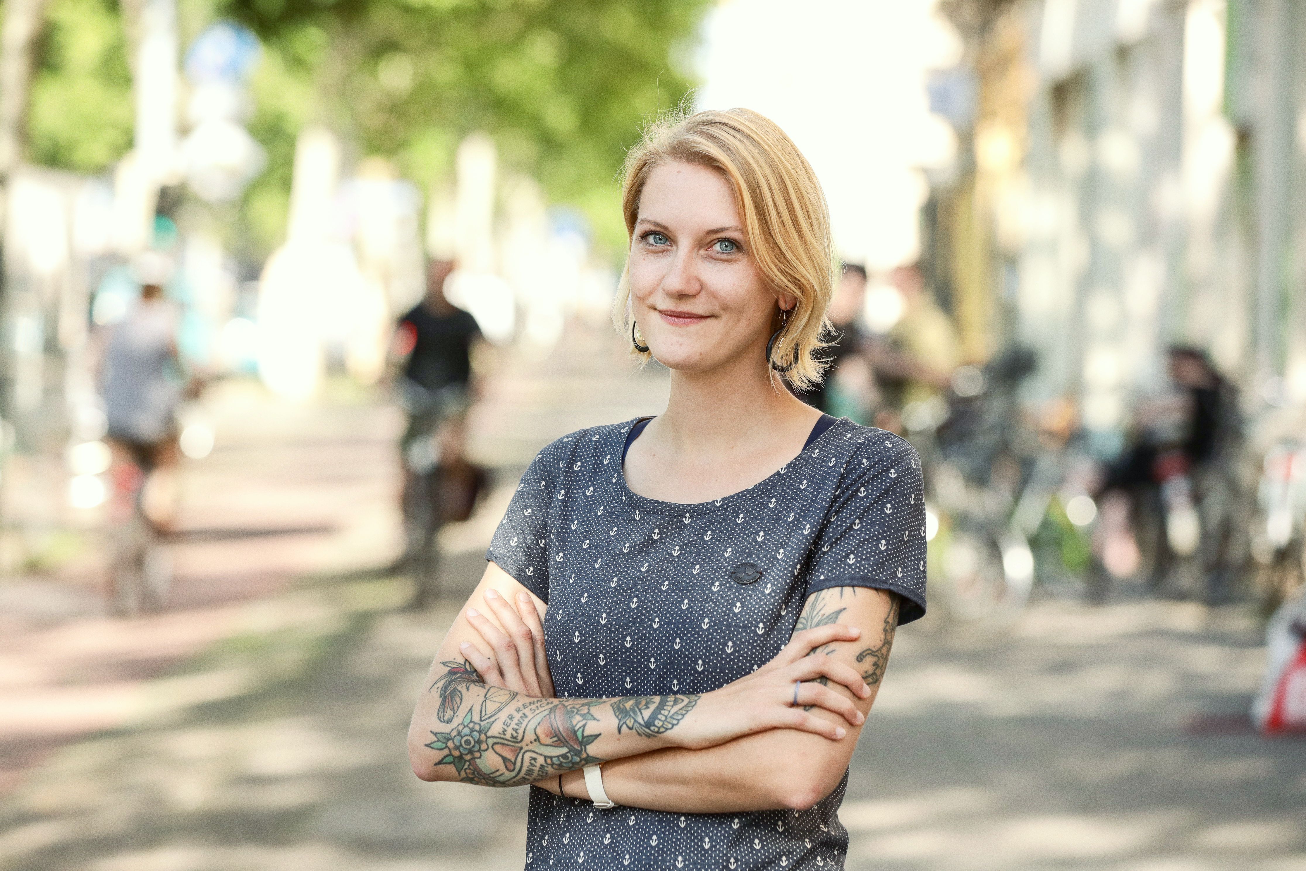 „Sachsen ist für mich ein Zuhause, das noch ausbaufähig ist“, sagt Sophie Koch. Die Vorsitzende der Dresdner Jusos kandidiert   für den sächsischen Landtag bei der Wahl am 1. September 2019.