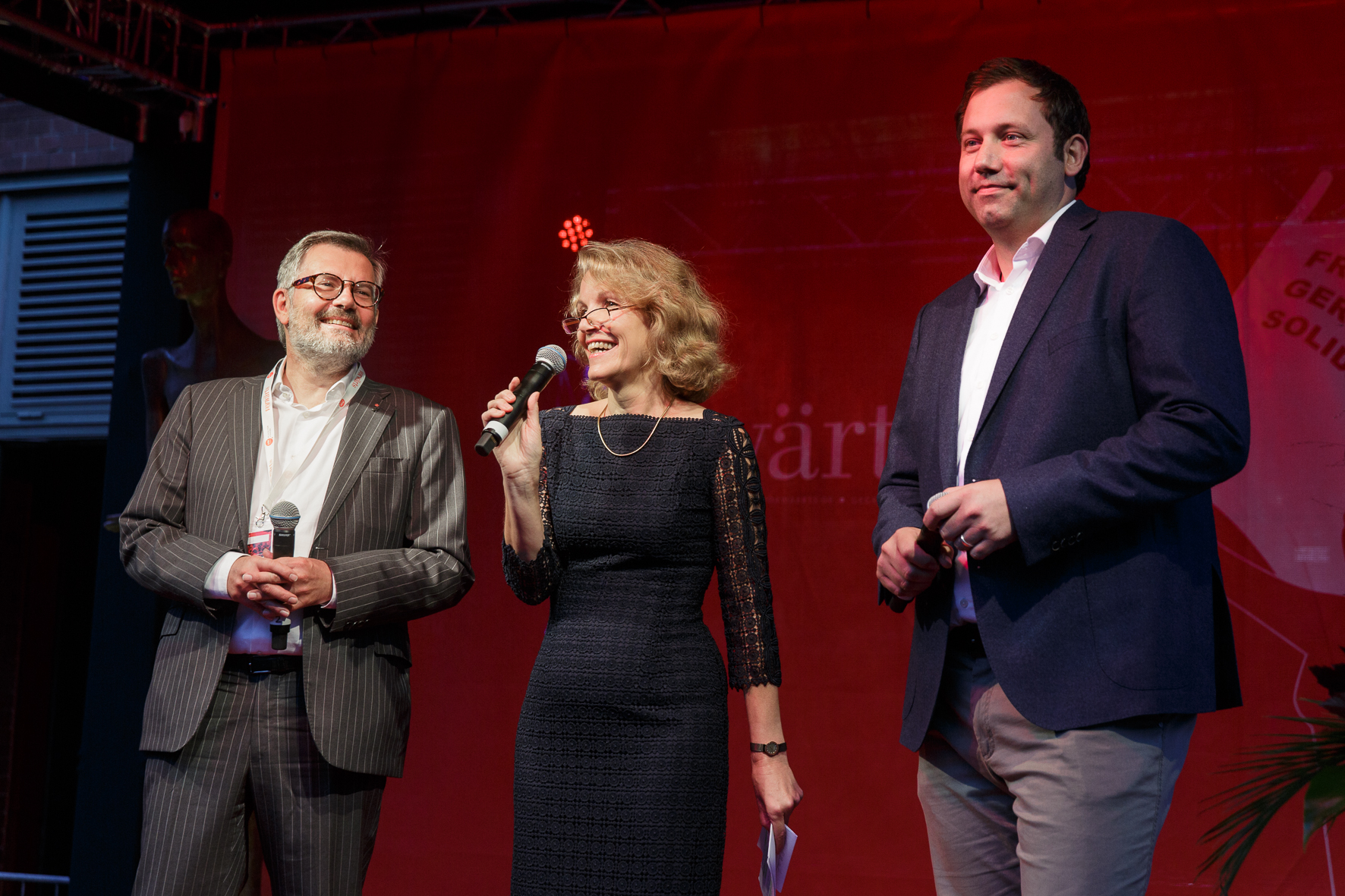 Dietmar Nietan, Karin Nink und Lars Klingbeil