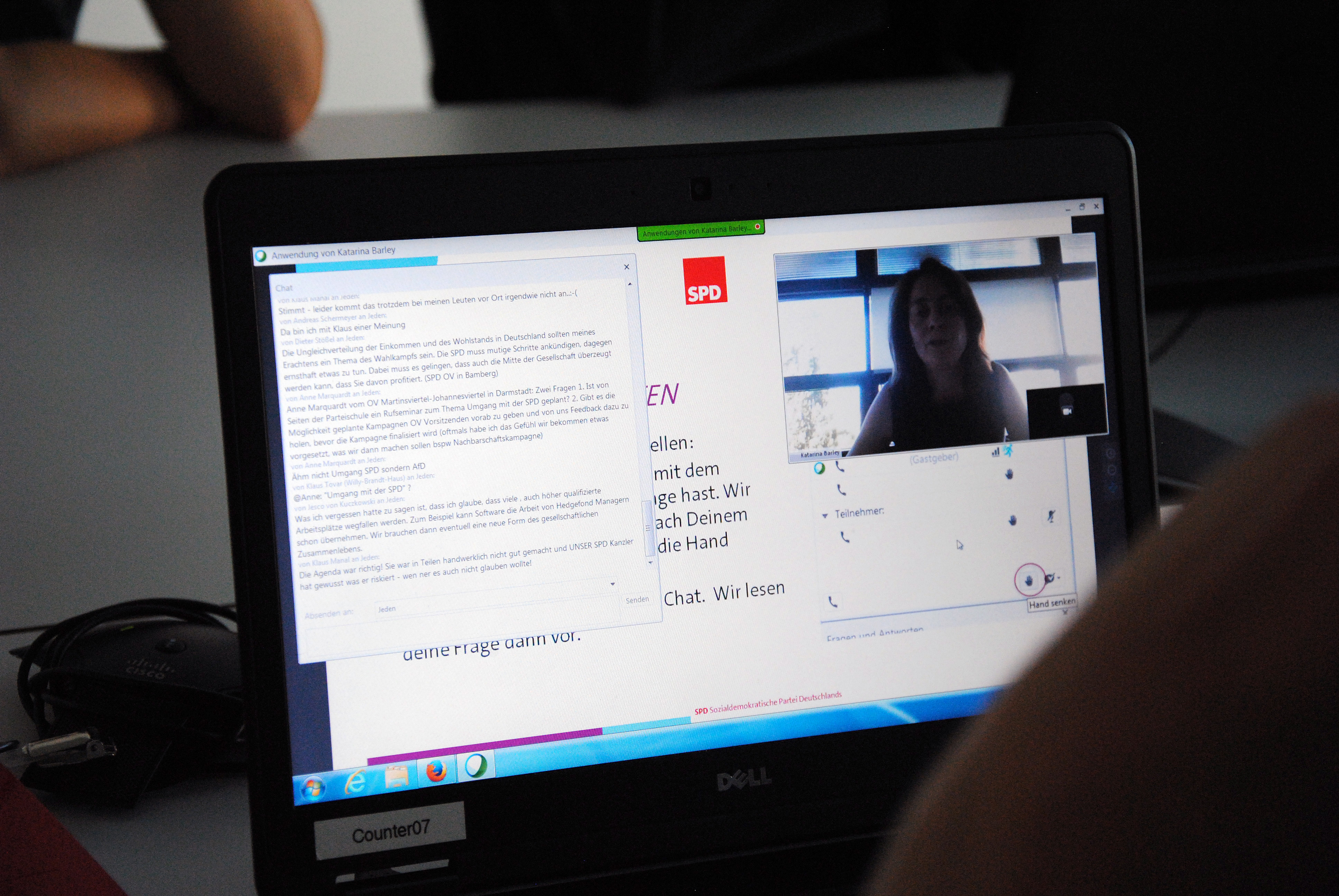 „Klartext“-Online-Konferenz mit Katarina Barley