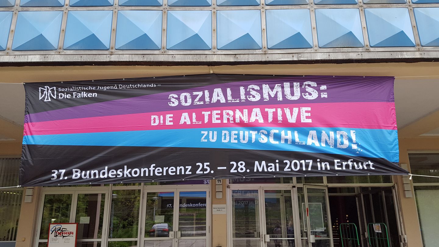 Noch bis Sonntag findet die Bundeskonferenz der „SJD – Die Falken“ in Erfurt statt. Am Freitag hat die Jugendorganisation ihre neuen Vorsitzenden gewählt.
