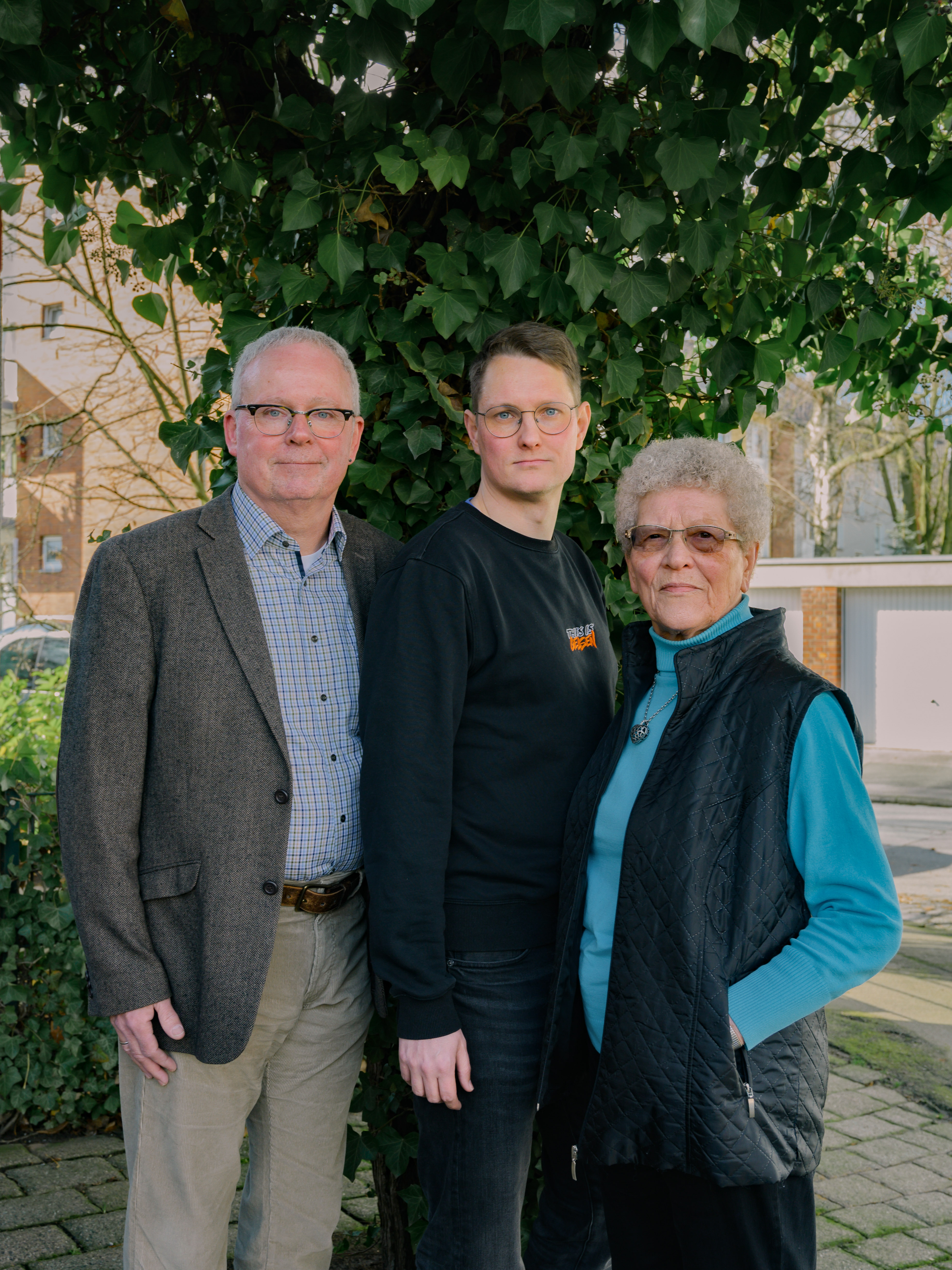 Die SPD gehört immer dazu: Hans-Joachim Siebel, Daniel Siebel und Inge Link in Gelsenkirchen