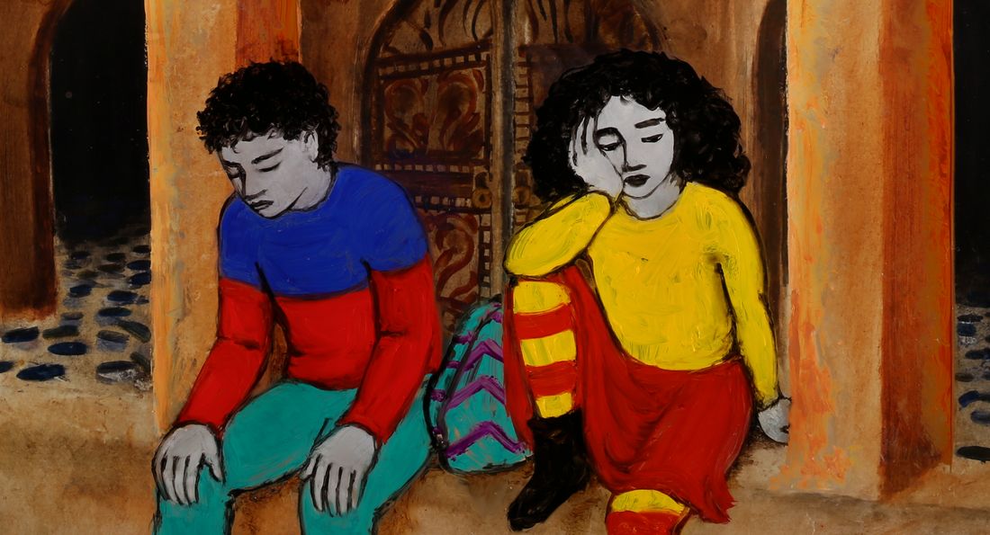 Auf der Flucht: Kyona und Adriel wurden in ein neues Leben geworfe