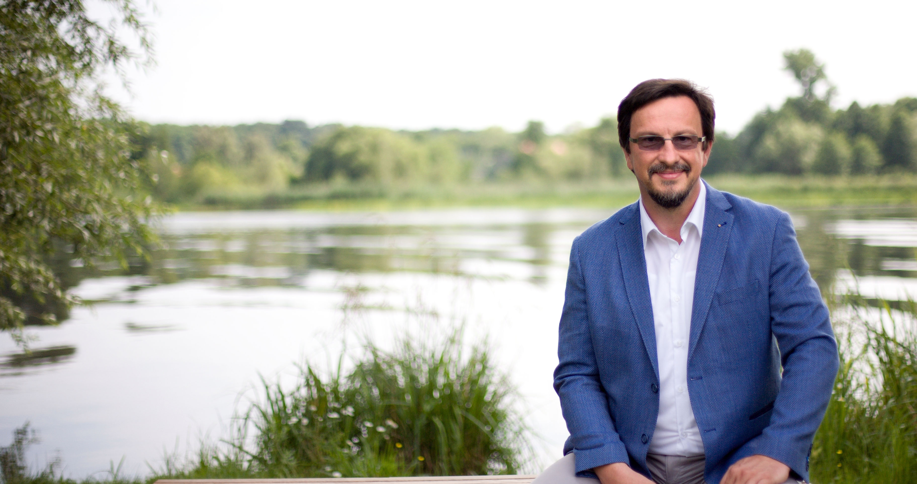 Der SPD-Politiker Franz H. Berger kandidiert im Osten Brandenburgs für den Bundestag. 