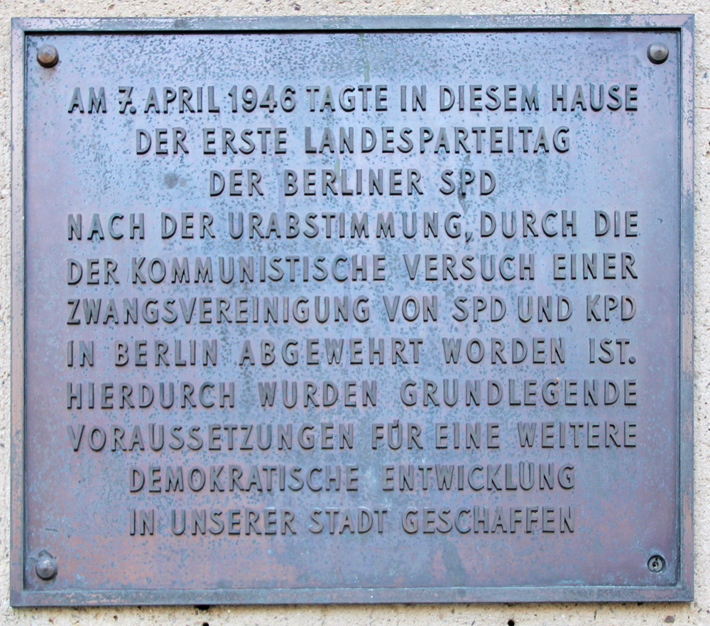 Gedenktafel Zehlendorf