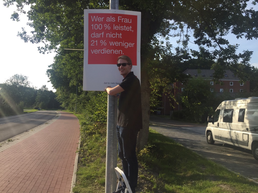 SPD Wahlkampf in Aurich