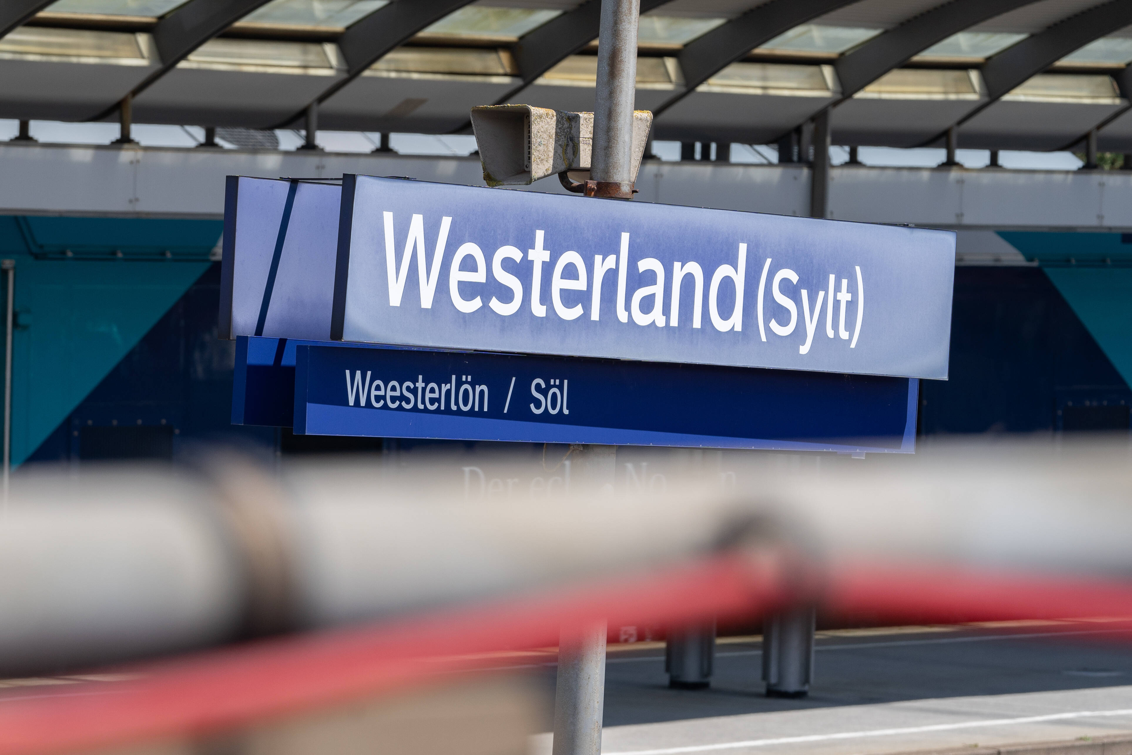 Bahnhof Westerland auf Sylt: Das Bahnchaos ist hier auch ohne 9-Euro-Ticket Programm.