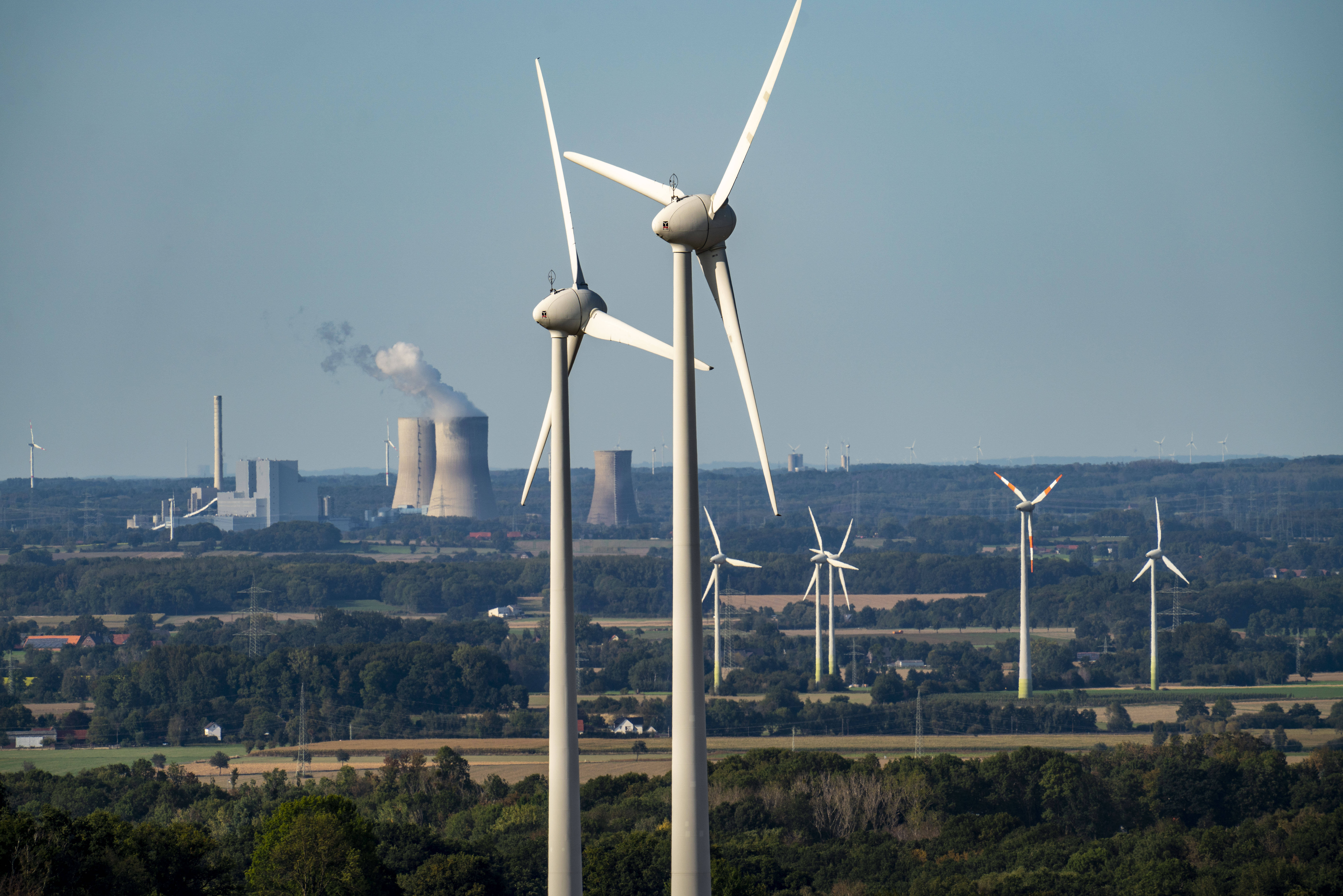Energiewende gebremst: In NRW gilt weiterhin eine 1000-Meter Abstandsregel für Windkraftanlagen.